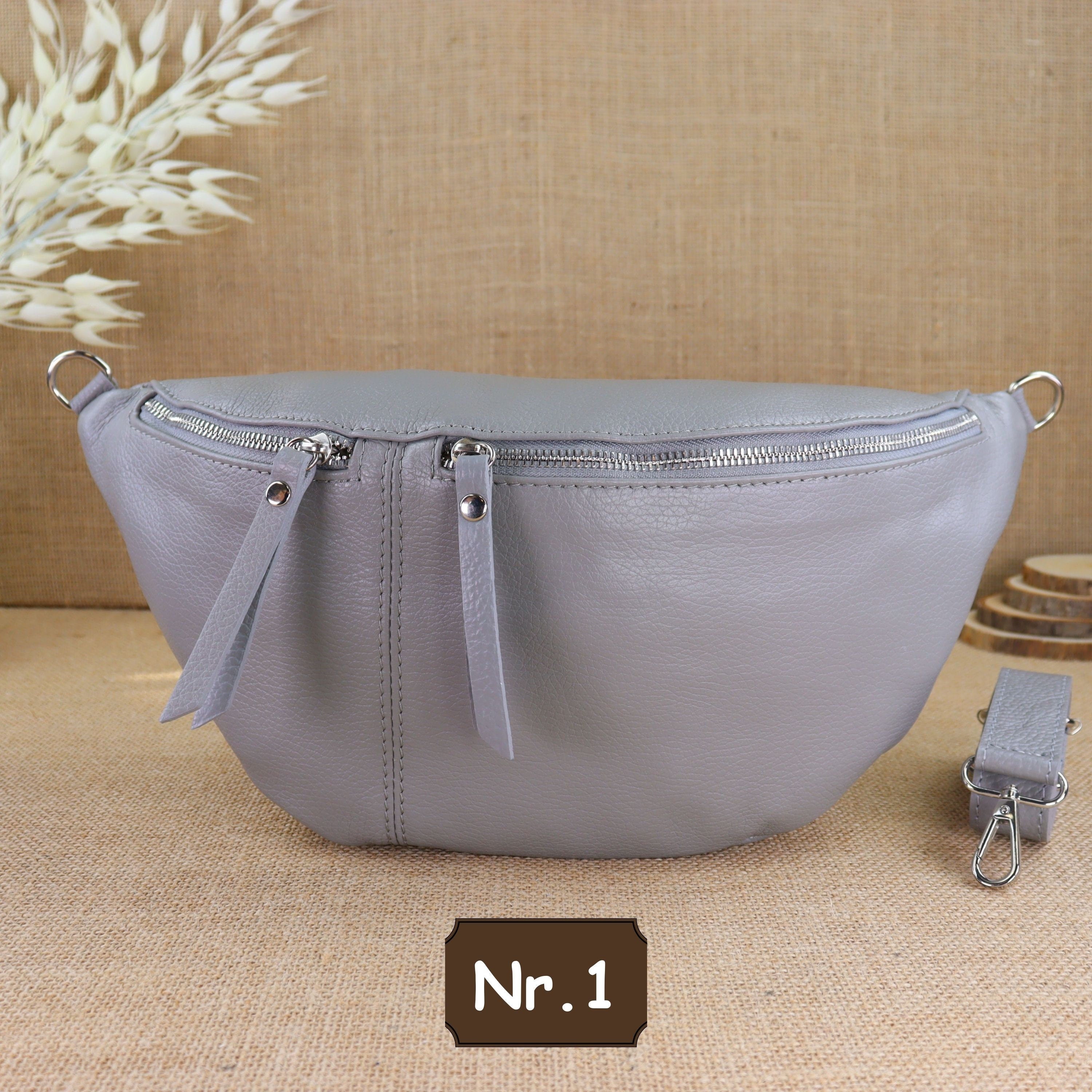 Bauchtasche Leder für Damen,Crossbody Bag Leder Damen,Crossbody Tasche Leder,Leder Gürteltasche Frauen,Leder Handtasche,Leder Hüfttasche für Frauen,Leder Tasche,Ledertasche mit Reißverschluss,Schulterriementasche,Schultertasche Leder Frauen,Tasche mit gem
