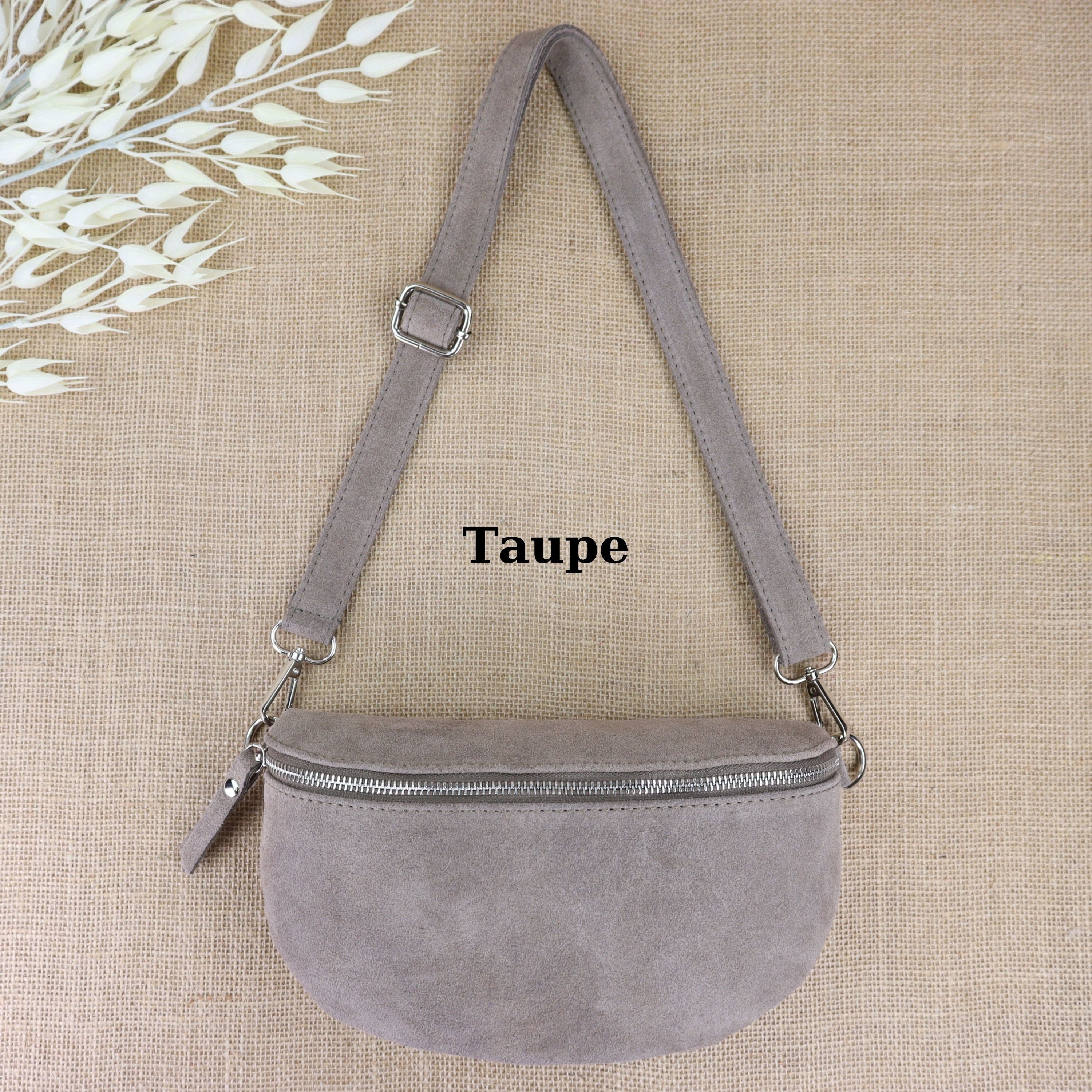 Bauchtasche Leder für Damen,Crossbody Tasche Leder,Leder Gürteltasche Frauen,Leder Handtasche,Leder Tasche,Rauleder-Gürteltasche Frauen,Schulterriementasche,Schultertasche Leder Frauen,Veloursleder Crossbody Tasche,Wildleder Crossbody Bag Damen,Wildleder