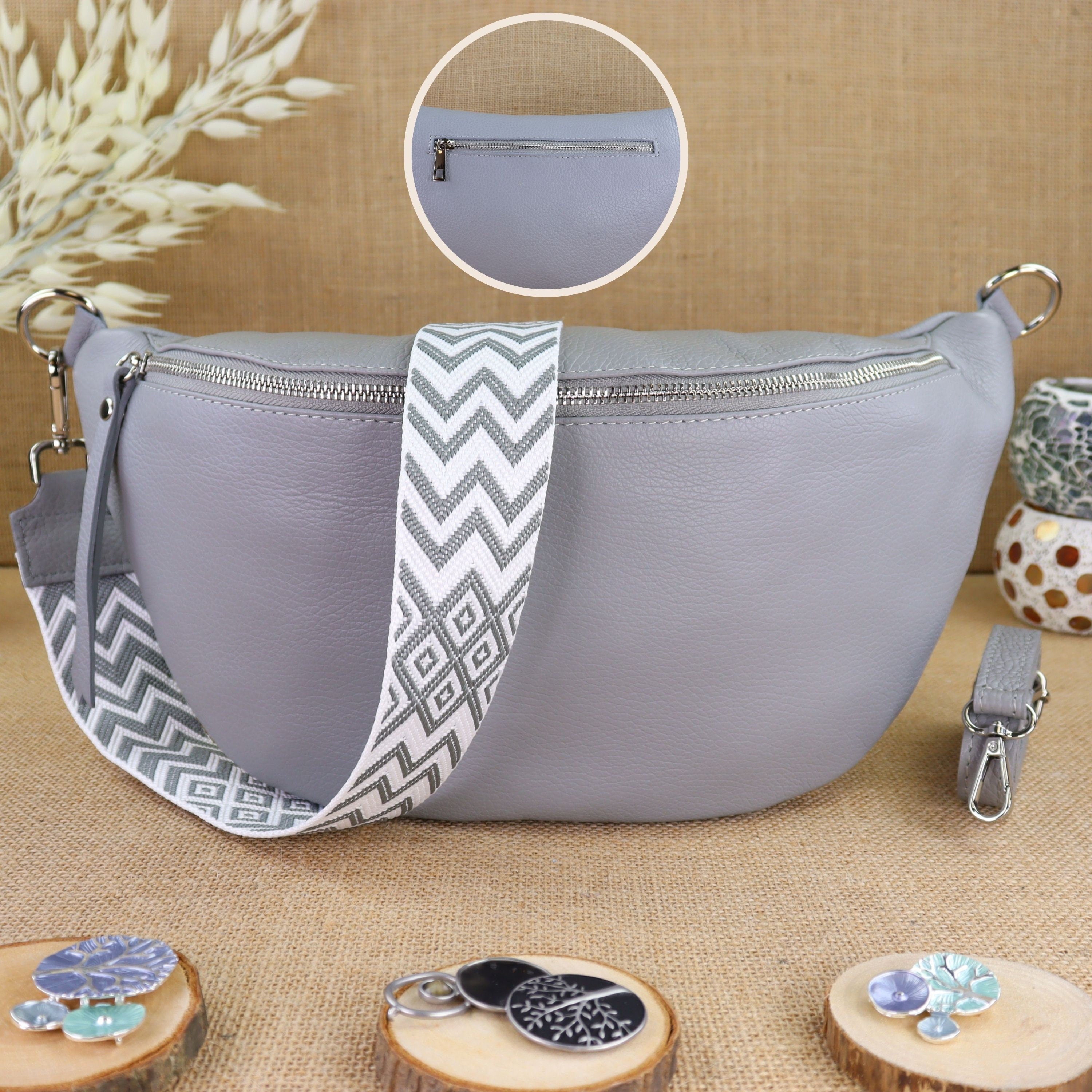 Bauchtasche Leder für Damen,Crossbody Bag Leder Damen,Crossbody Tasche Leder,Leder Gürteltasche Frauen,Leder Handtasche,Leder Hüfttasche für Frauen,Leder Tasche,Ledertasche mit Reißverschluss,Schulterriementasche,Schultertasche Leder Frauen,Tasche mit gem