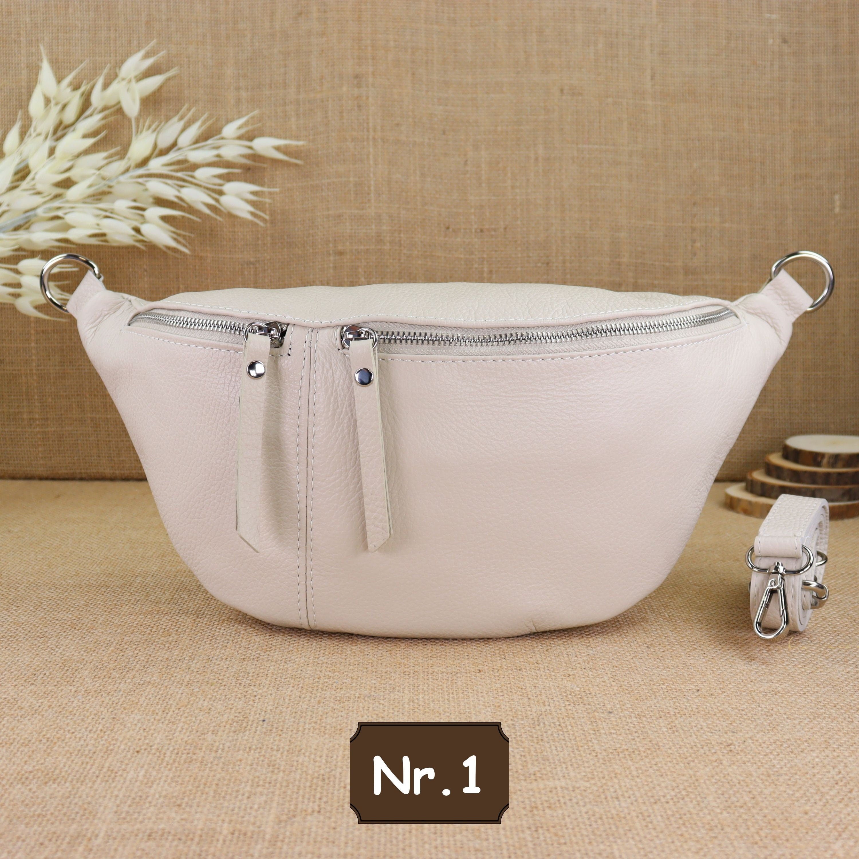 Bauchtasche Leder für Damen,Crossbody Bag Leder Damen,Crossbody Tasche Leder,Leder Gürteltasche Frauen,Leder Handtasche,Leder Hüfttasche für Frauen,Leder Tasche,Ledertasche mit Reißverschluss,Schulterriementasche,Schultertasche Leder Frauen,Tasche mit gem