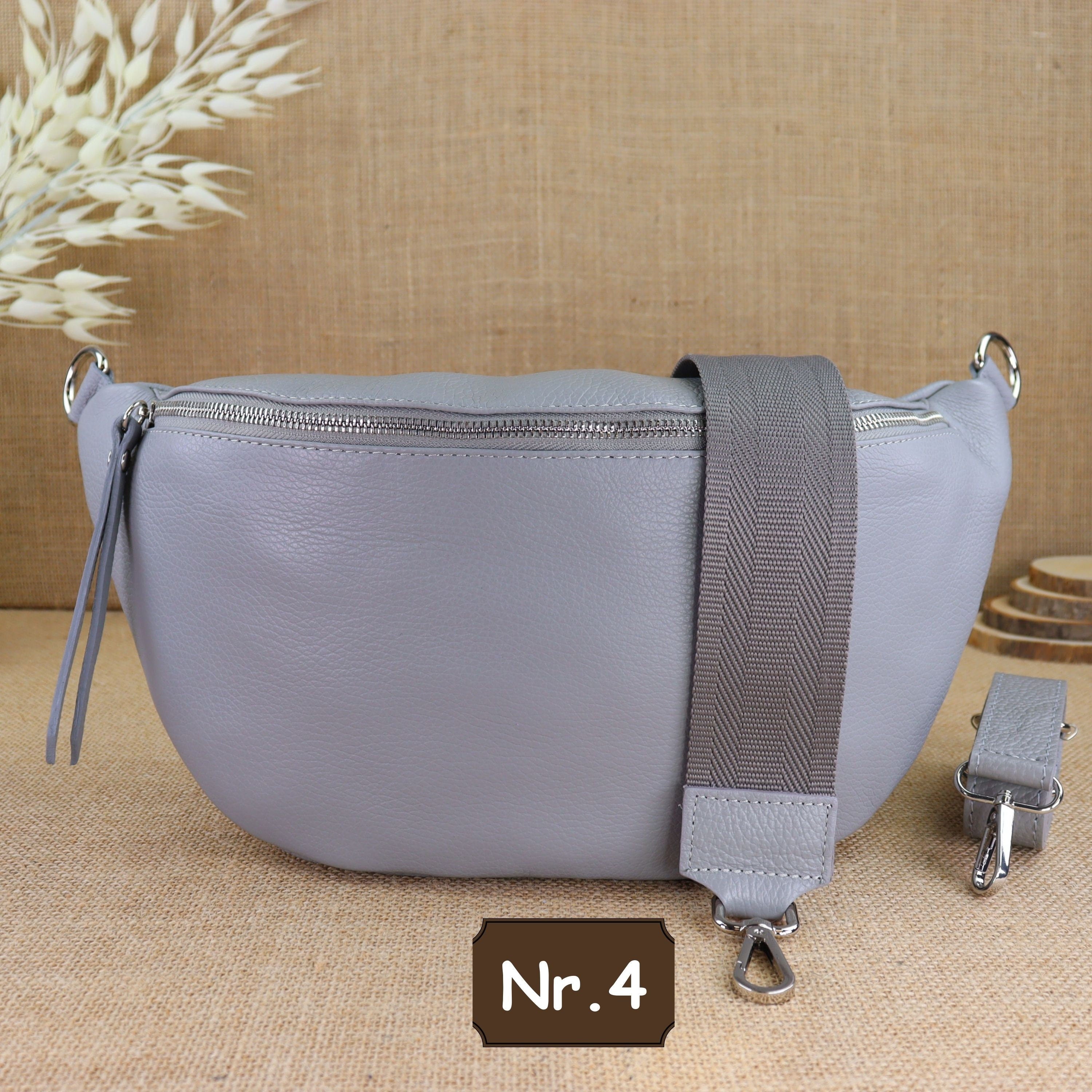Bauchtasche Leder für Damen,Crossbody Bag Leder Damen,Crossbody Tasche Leder,Leder Gürteltasche Frauen,Leder Handtasche,Leder Hüfttasche für Frauen,Leder Tasche,Ledertasche mit Reißverschluss,Schulterriementasche,Schultertasche Leder Frauen,Tasche mit gem