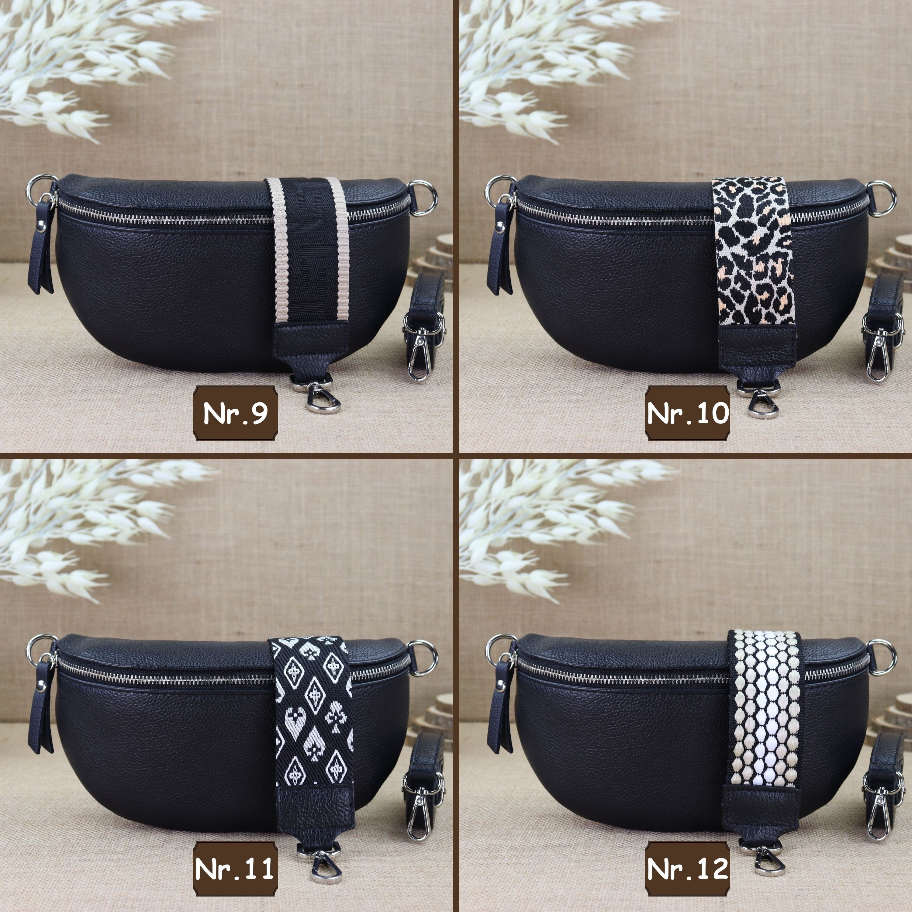 Bauchtasche Leder für Damen,Crossbody Bag Leder Damen,Crossbody Tasche Leder,Echtleder Frauen Tasche,Leder Gürteltasche Frauen,Leder Handtasche,Leder Hüfttasche für Frauen,Leder Tasche,Ledertasche mit Reißverschluss,Schulterriementasche,Schultertasche Led