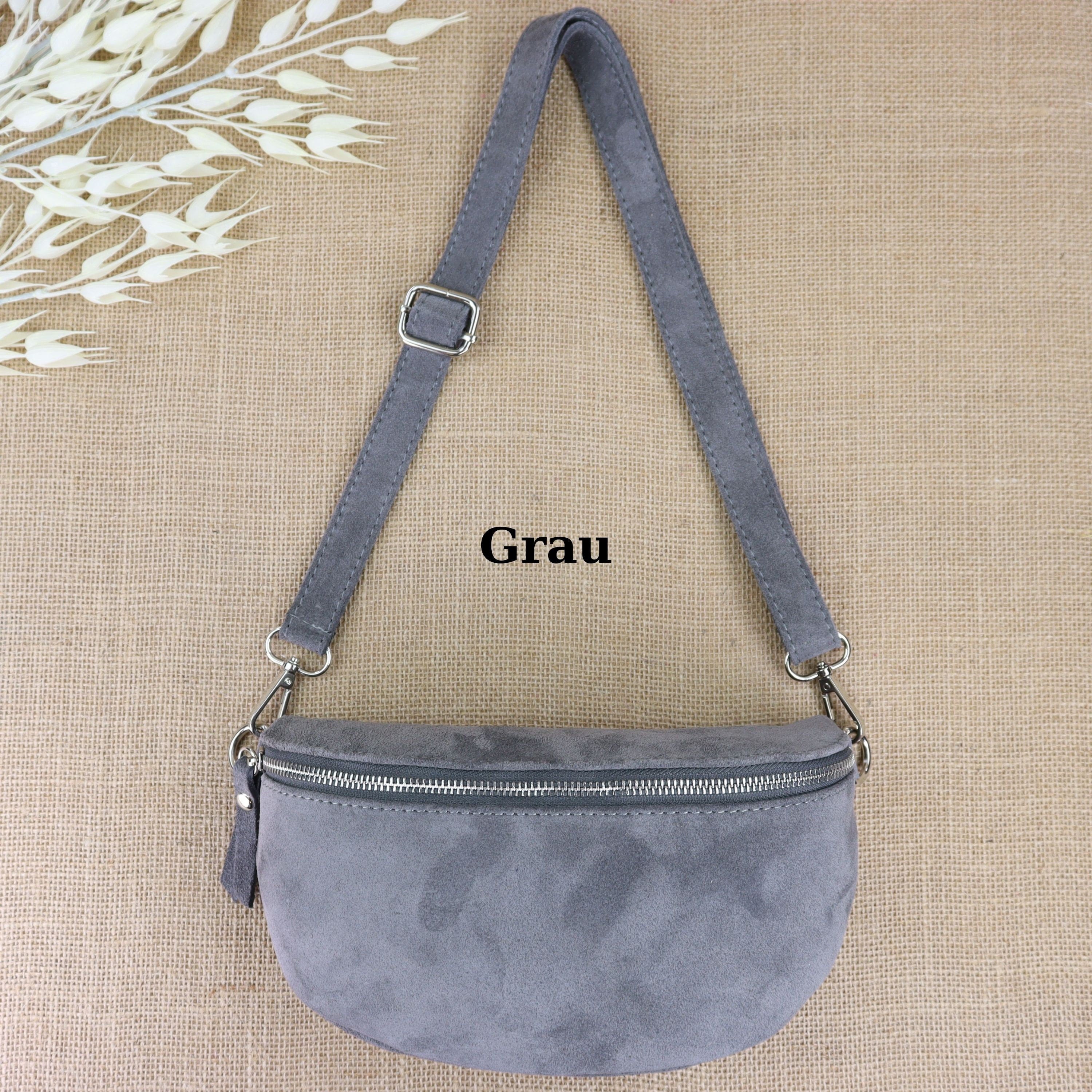Bauchtasche Leder für Damen,Crossbody Tasche Leder,Leder Gürteltasche Frauen,Leder Handtasche,Leder Tasche,Rauleder-Gürteltasche Frauen,Schulterriementasche,Schultertasche Leder Frauen,Veloursleder Crossbody Tasche,Wildleder Crossbody Bag Damen,Wildleder