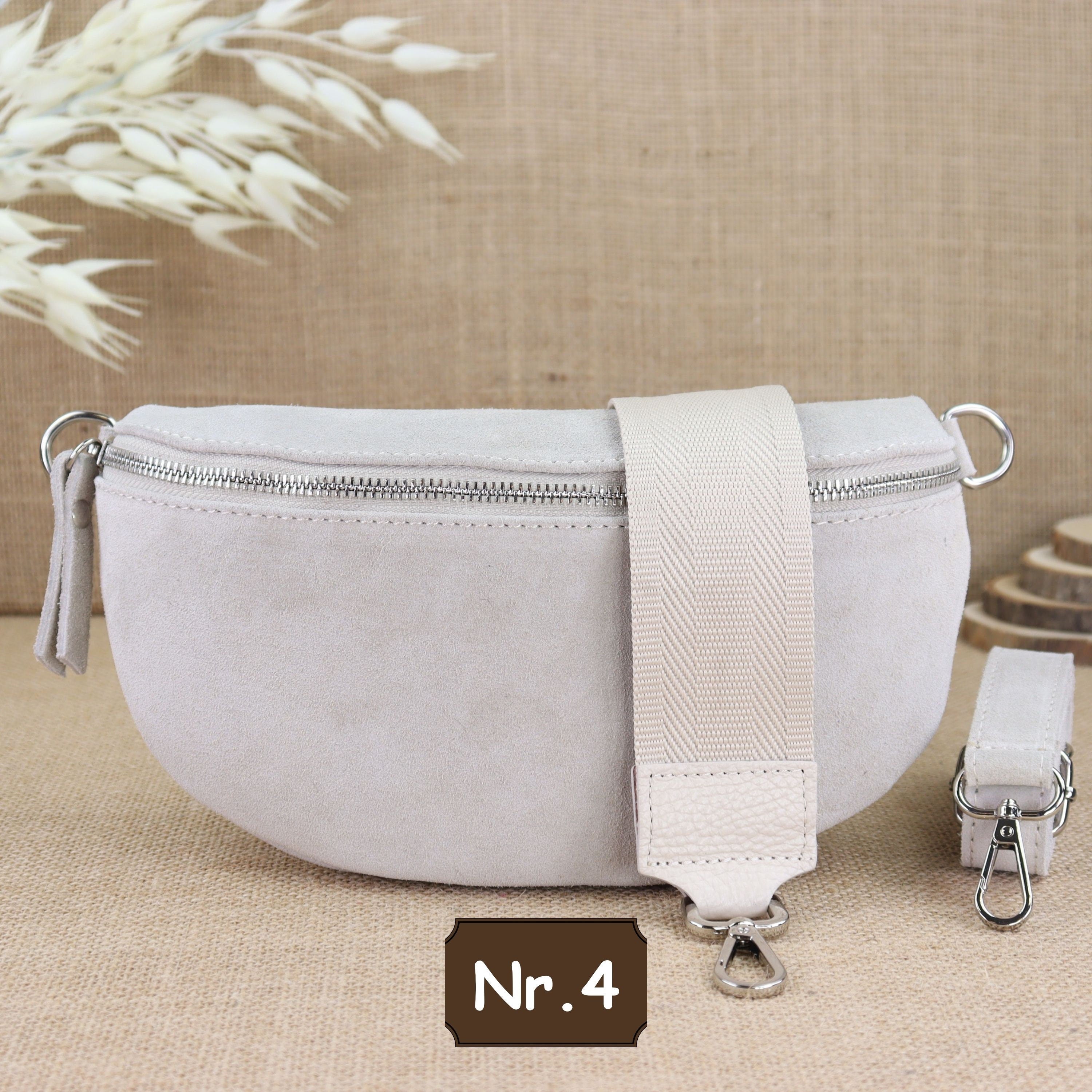 Bauchtasche Leder für Damen,Crossbody Tasche Leder,Leder Gürteltasche Frauen,Leder Handtasche,Leder Tasche,Rauleder-Gürteltasche Frauen,Schulterriementasche,Schultertasche Leder Frauen,Veloursleder Crossbody Tasche,Wildleder Crossbody Bag Damen,Wildleder