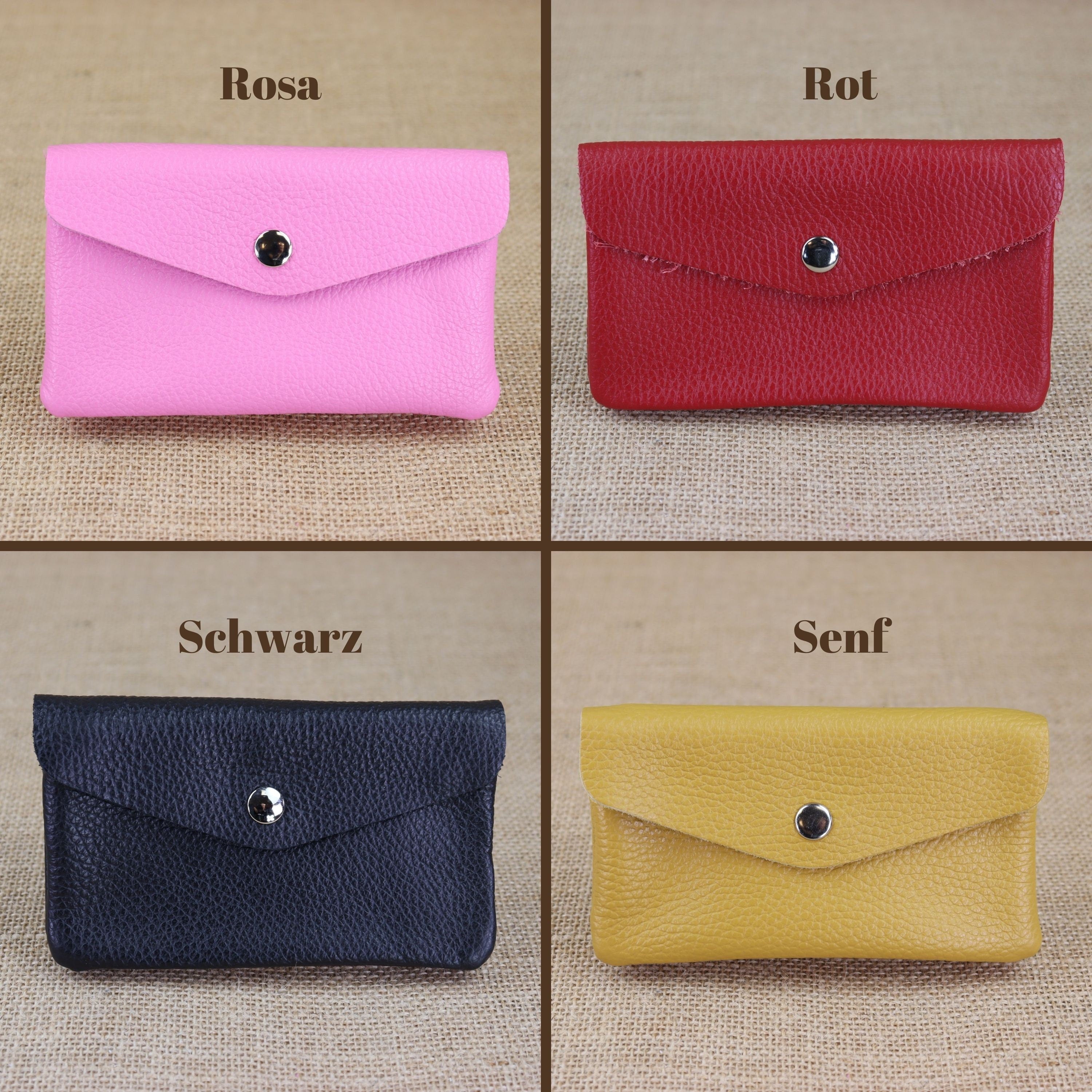 Brieftasche mit Druckknopf,Brieftasche mit vielen Fächern,Geburtstagsgeschenke,Kartenhalter Leder Geldbörse,Klein Handgefertigte Geldbörse,Klein Leder Damen Portemonnaie,Leder Münztasche,Mini Leder Damen Geldbeutel,Mini Leder Frauen Geldbörse,minimalistis