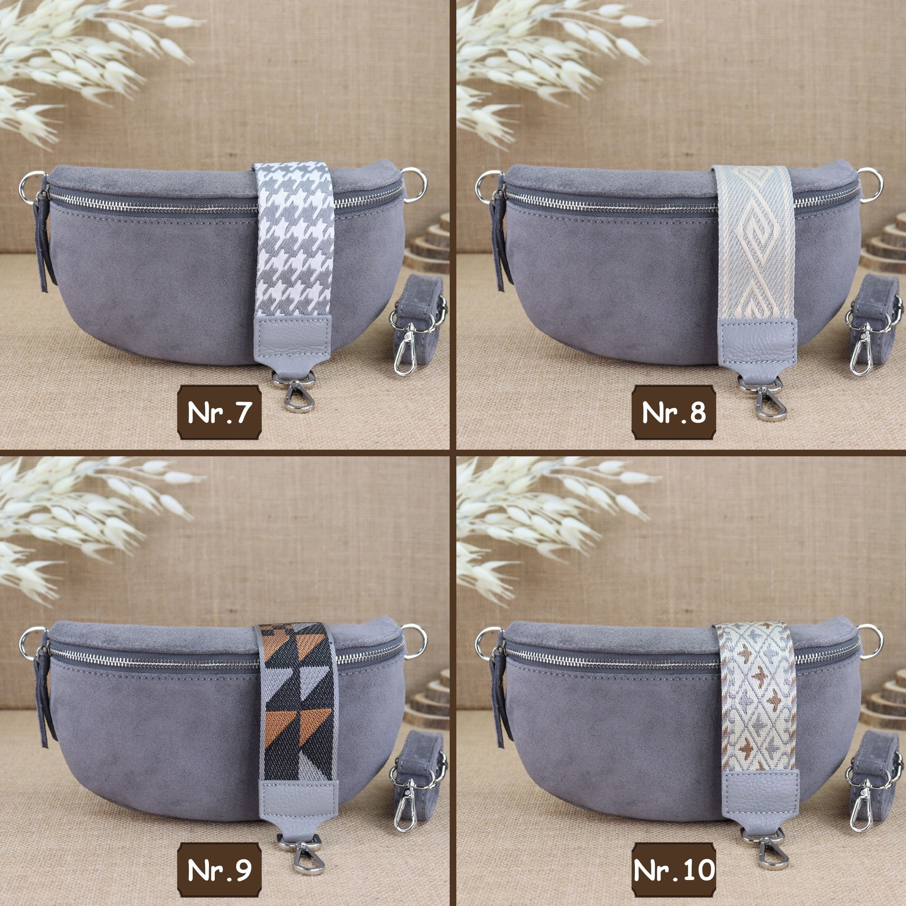 Bauchtasche Leder für Damen,Crossbody Tasche Leder,Leder Gürteltasche Frauen,Leder Handtasche,Leder Tasche,Rauleder-Gürteltasche Frauen,Schulterriementasche,Schultertasche Leder Frauen,Veloursleder Crossbody Tasche,Wildleder Crossbody Bag Damen,Wildleder