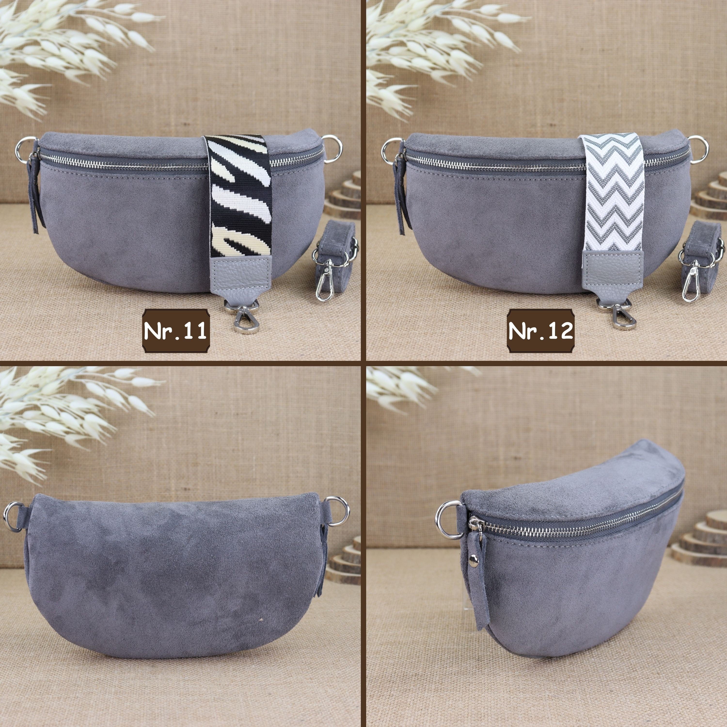 Bauchtasche Leder für Damen,Crossbody Tasche Leder,Leder Gürteltasche Frauen,Leder Handtasche,Leder Tasche,Rauleder-Gürteltasche Frauen,Schulterriementasche,Schultertasche Leder Frauen,Veloursleder Crossbody Tasche,Wildleder Crossbody Bag Damen,Wildleder