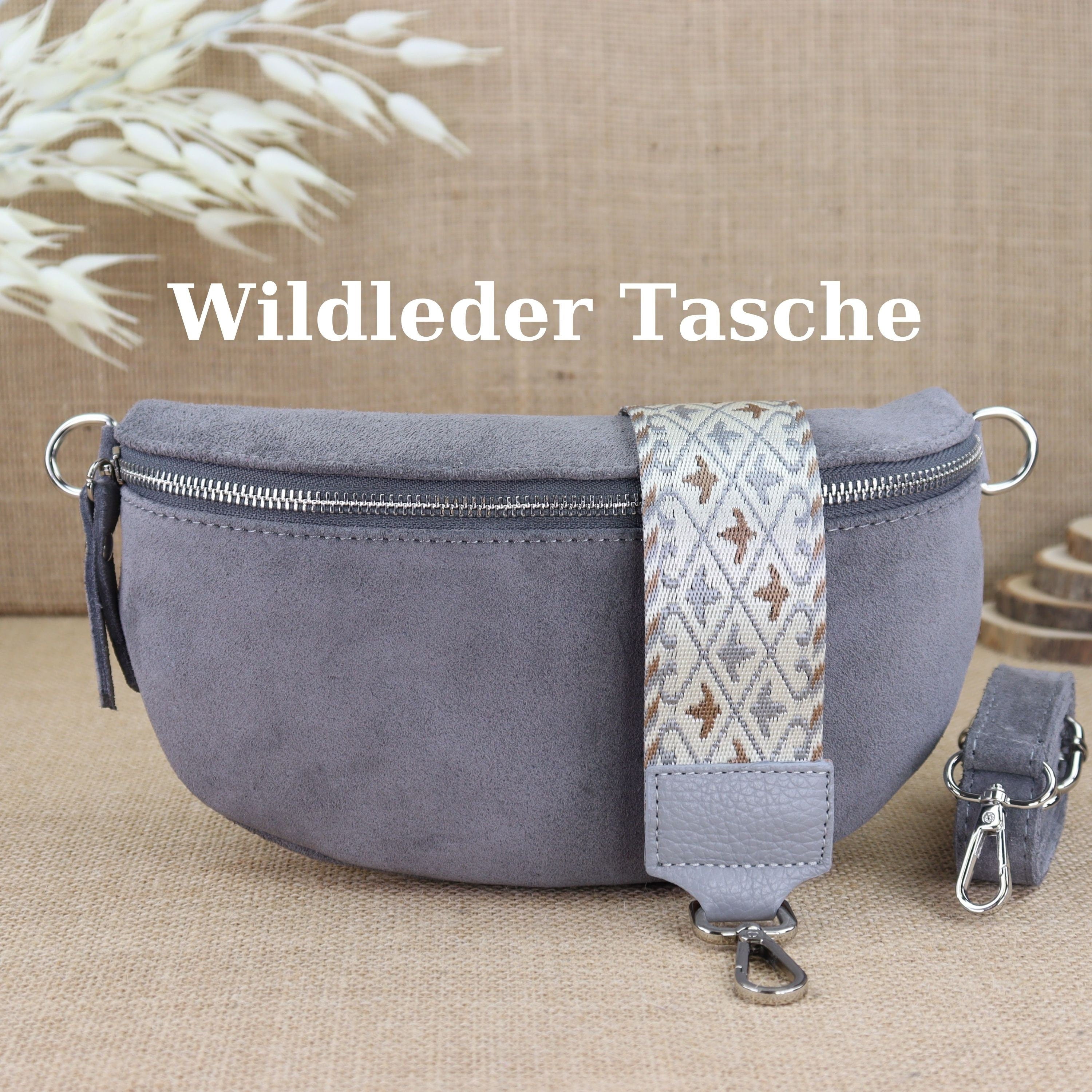 Bauchtasche Leder für Damen,Crossbody Tasche Leder,Leder Gürteltasche Frauen,Leder Handtasche,Leder Tasche,Rauleder-Gürteltasche Frauen,Schulterriementasche,Schultertasche Leder Frauen,Veloursleder Crossbody Tasche,Wildleder Crossbody Bag Damen,Wildleder