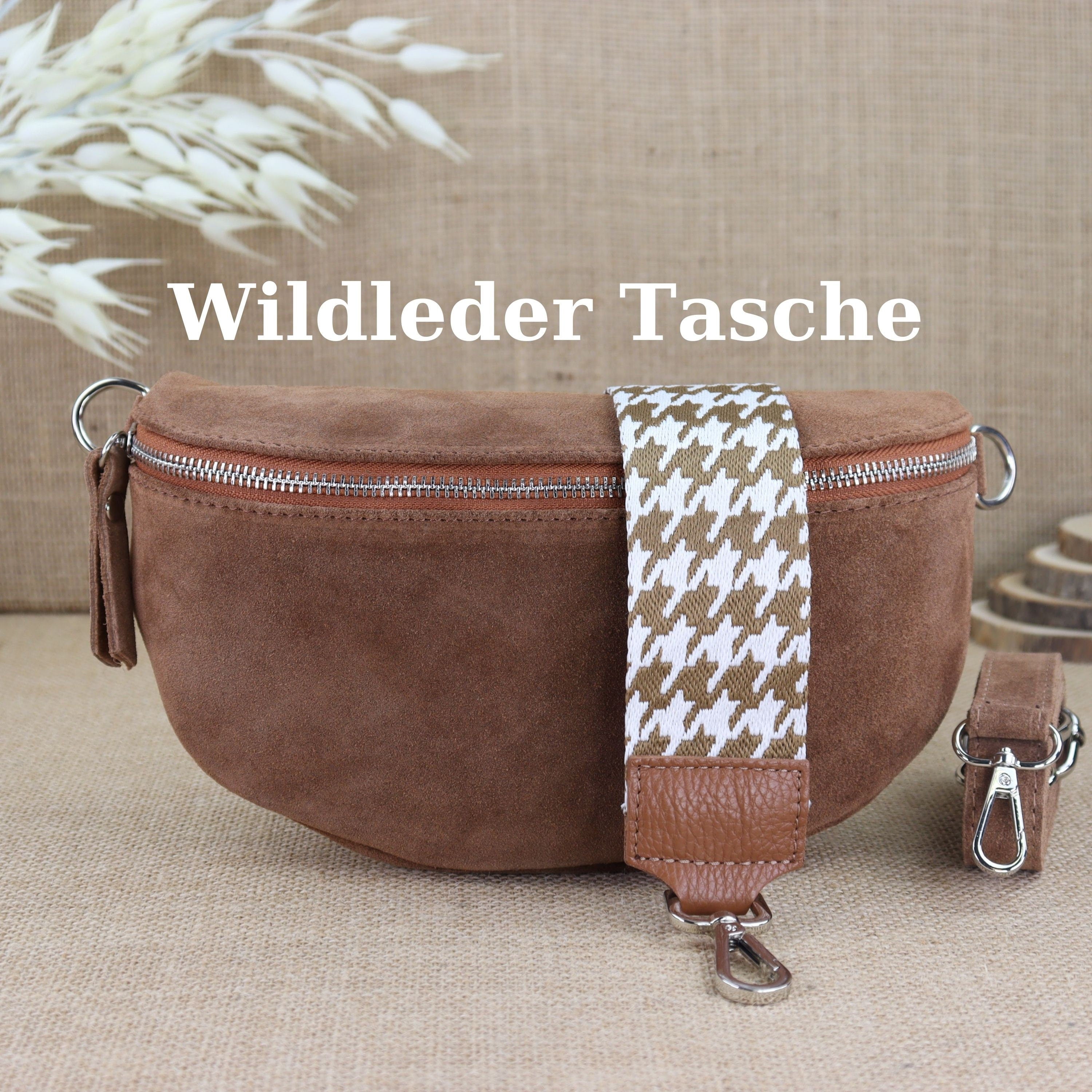 Bauchtasche Leder für Damen,Crossbody Tasche Leder,Leder Gürteltasche Frauen,Leder Handtasche,Leder Tasche,Rauleder-Gürteltasche Frauen,Schulterriementasche,Schultertasche Leder Frauen,Veloursleder Crossbody Tasche,Wildleder Crossbody Bag Damen,Wildleder