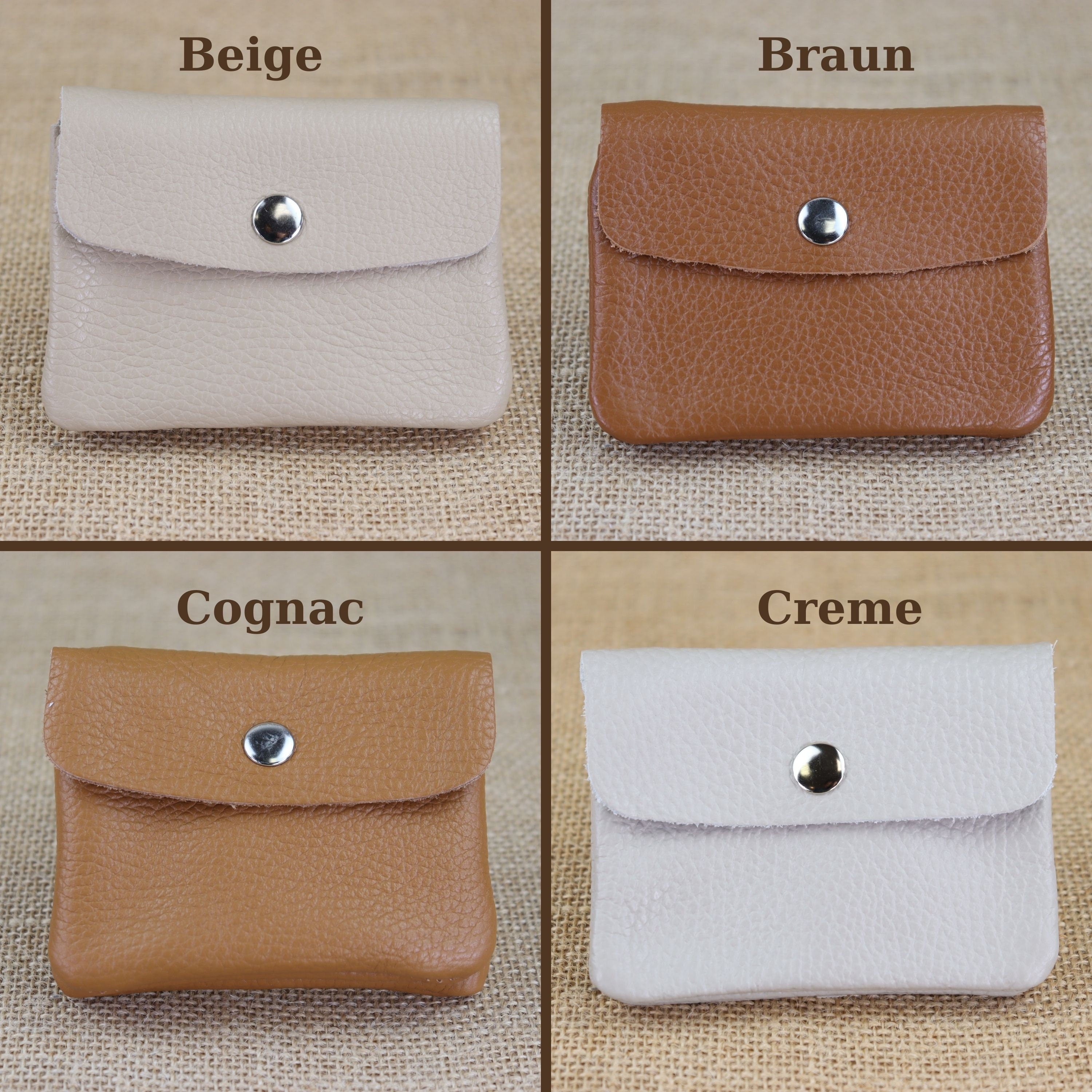 Brieftasche mit Druckknopf,Brieftasche mit vielen Fächern,Geburtstagsgeschenke,Kartenhalter Leder Geldbörse,Klein Handgefertigte Geldbörse,Klein Leder Damen Portemonnaie,Leder Münztasche,Mini Leder Damen Geldbeutel,Mini Leder Frauen Geldbörse,minimalistis