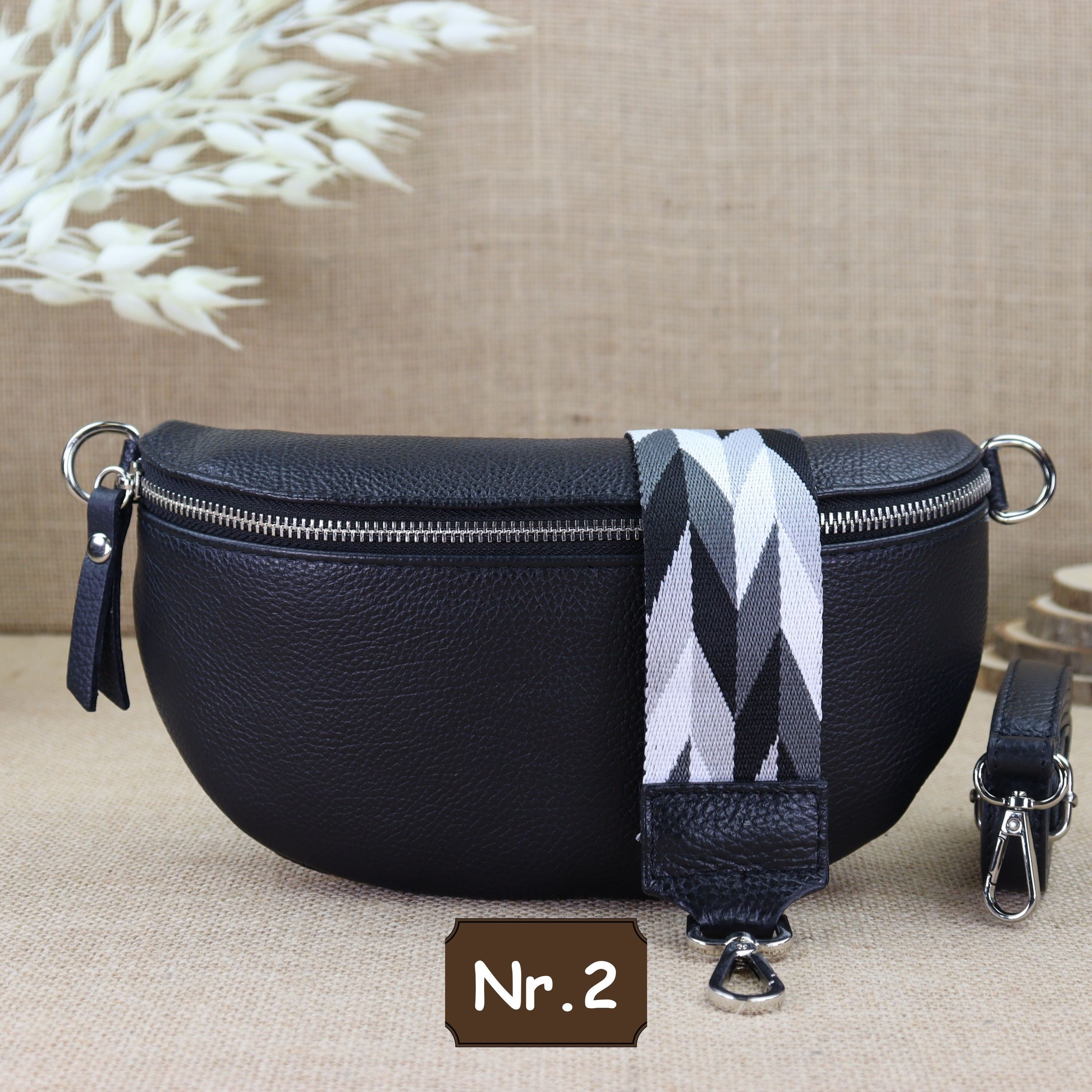 Bauchtasche Leder für Damen,Crossbody Bag Leder Damen,Crossbody Tasche Leder,Echtleder Frauen Tasche,Leder Gürteltasche Frauen,Leder Handtasche,Leder Hüfttasche für Frauen,Leder Tasche,Ledertasche mit Reißverschluss,Schulterriementasche,Schultertasche Led