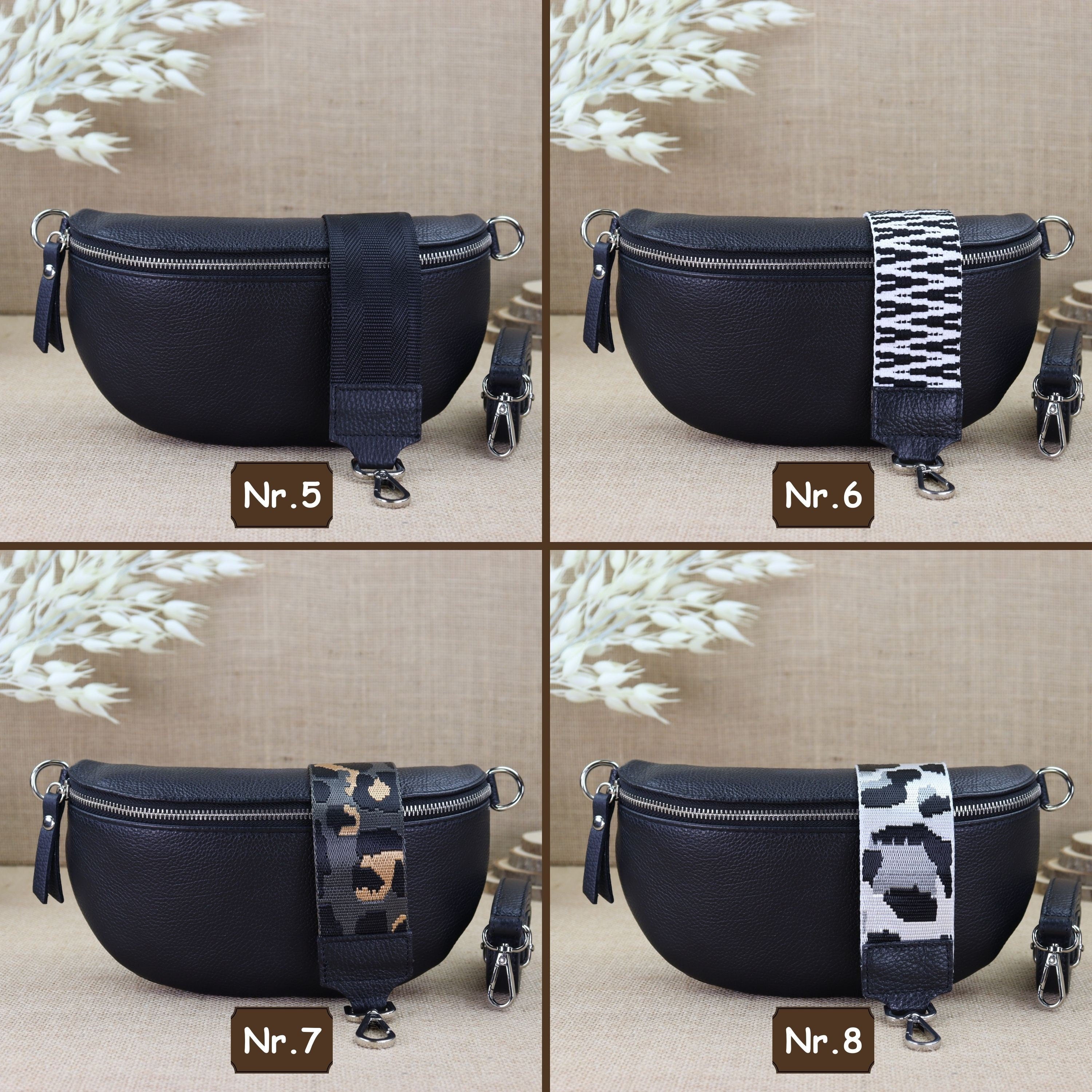 Bauchtasche Leder für Damen,Crossbody Bag Leder Damen,Crossbody Tasche Leder,Echtleder Frauen Tasche,Leder Gürteltasche Frauen,Leder Handtasche,Leder Hüfttasche für Frauen,Leder Tasche,Ledertasche mit Reißverschluss,Schulterriementasche,Schultertasche Led