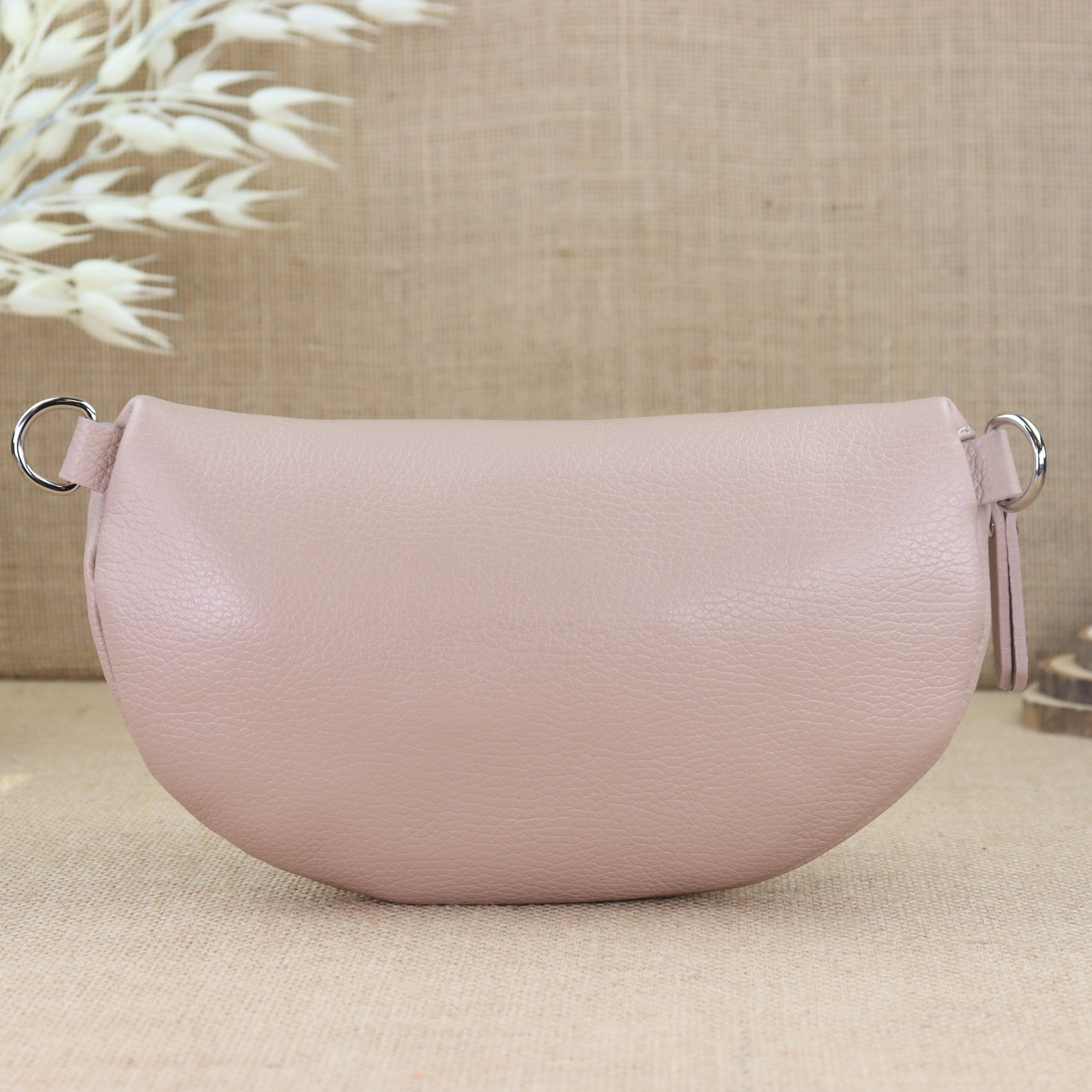 Bauchtasche Leder für Damen,Crossbody Bag Leder Damen,Crossbody Tasche Leder,Echtleder Frauen Tasche,Leder Gürteltasche Frauen,Leder Handtasche,Leder Hüfttasche für Frauen,Leder Tasche,Ledertasche mit Reißverschluss,Schulterriementasche,Schultertasche Led