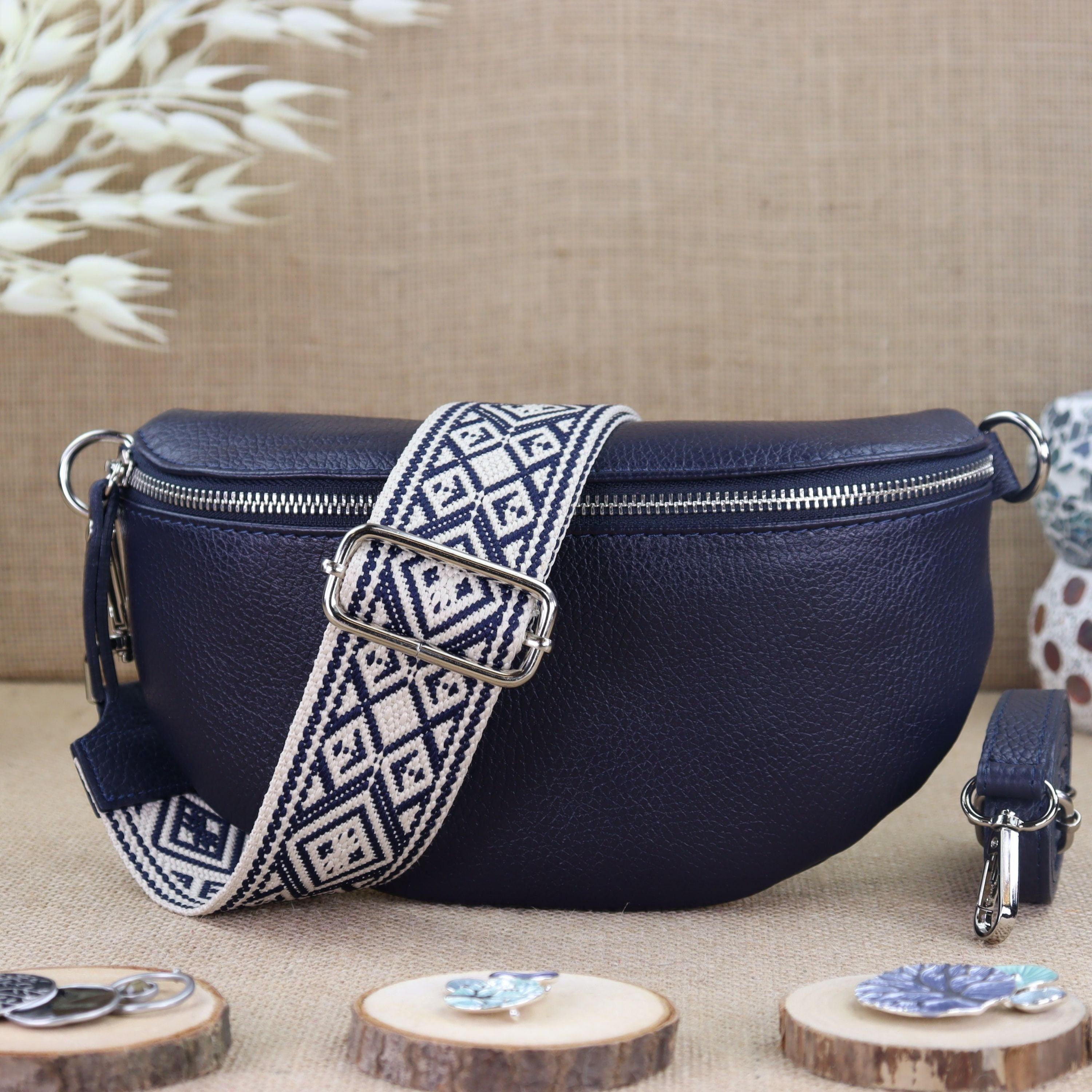 Bauchtasche Leder für Damen,Crossbody Bag Leder Damen,Crossbody Tasche Leder,Echtleder Frauen Tasche,Leder Gürteltasche Frauen,Leder Handtasche,Leder Hüfttasche für Frauen,Leder Tasche,Ledertasche mit Reißverschluss,Schulterriementasche,Schultertasche Led
