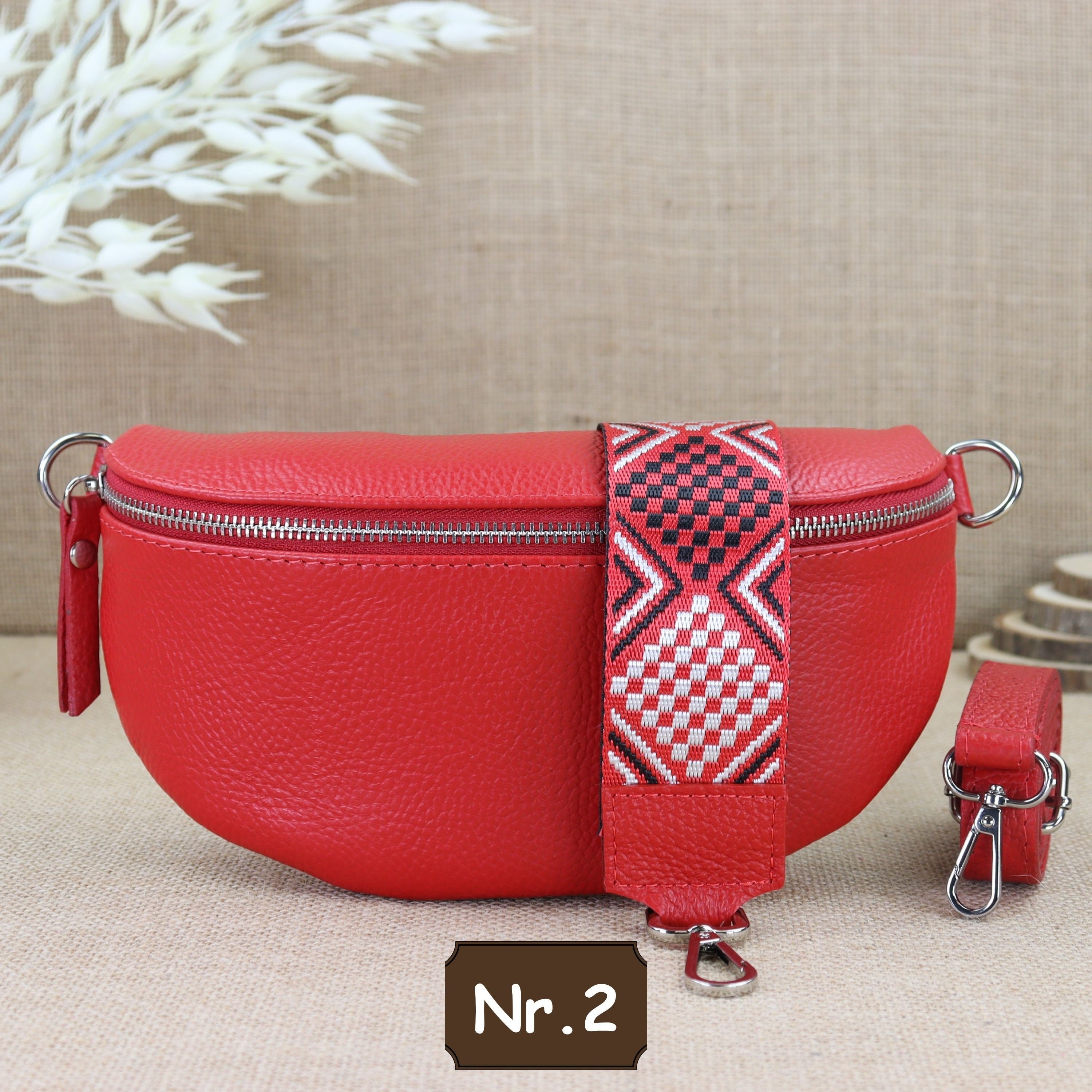 Bauchtasche Leder für Damen,Crossbody Bag Leder Damen,Crossbody Tasche Leder,Echtleder Frauen Tasche,Leder Gürteltasche Frauen,Leder Handtasche,Leder Hüfttasche für Frauen,Leder Tasche,Ledertasche mit Reißverschluss,Schulterriementasche,Schultertasche Led