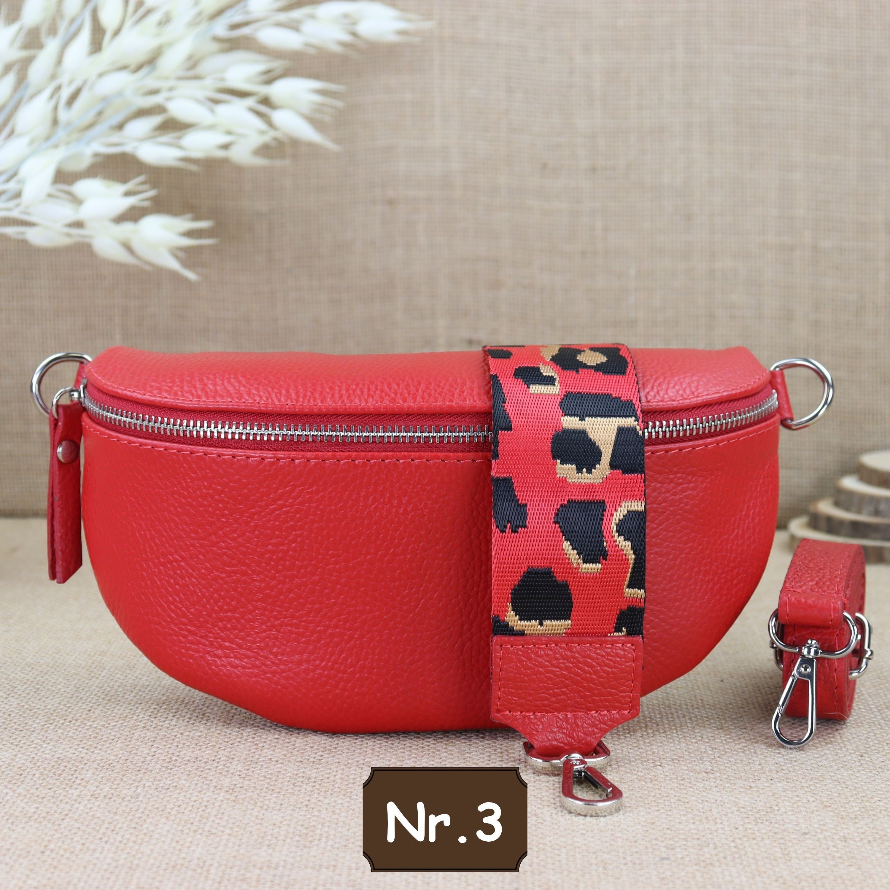 Bauchtasche Leder für Damen,Crossbody Bag Leder Damen,Crossbody Tasche Leder,Echtleder Frauen Tasche,Leder Gürteltasche Frauen,Leder Handtasche,Leder Hüfttasche für Frauen,Leder Tasche,Ledertasche mit Reißverschluss,Schulterriementasche,Schultertasche Led