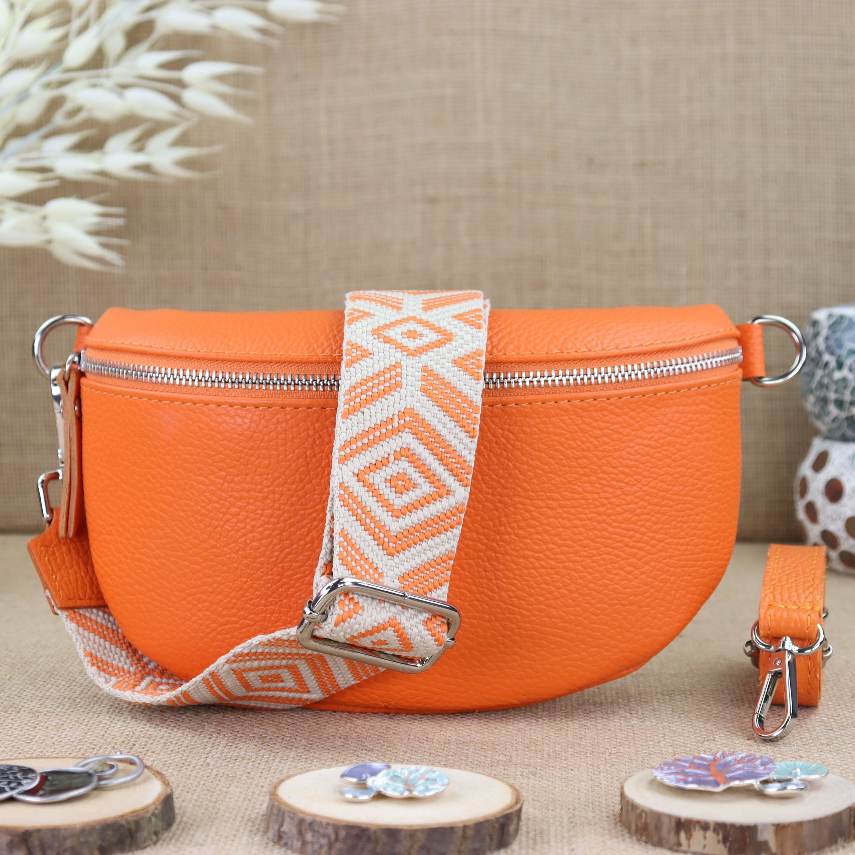Bauchtasche Leder für Damen,Crossbody Bag Leder Damen,Crossbody Tasche Leder,Echtleder Frauen Tasche,Leder Gürteltasche Frauen,Leder Handtasche,Leder Hüfttasche für Frauen,Leder Tasche,Ledertasche mit Reißverschluss,Schulterriementasche,Schultertasche Led
