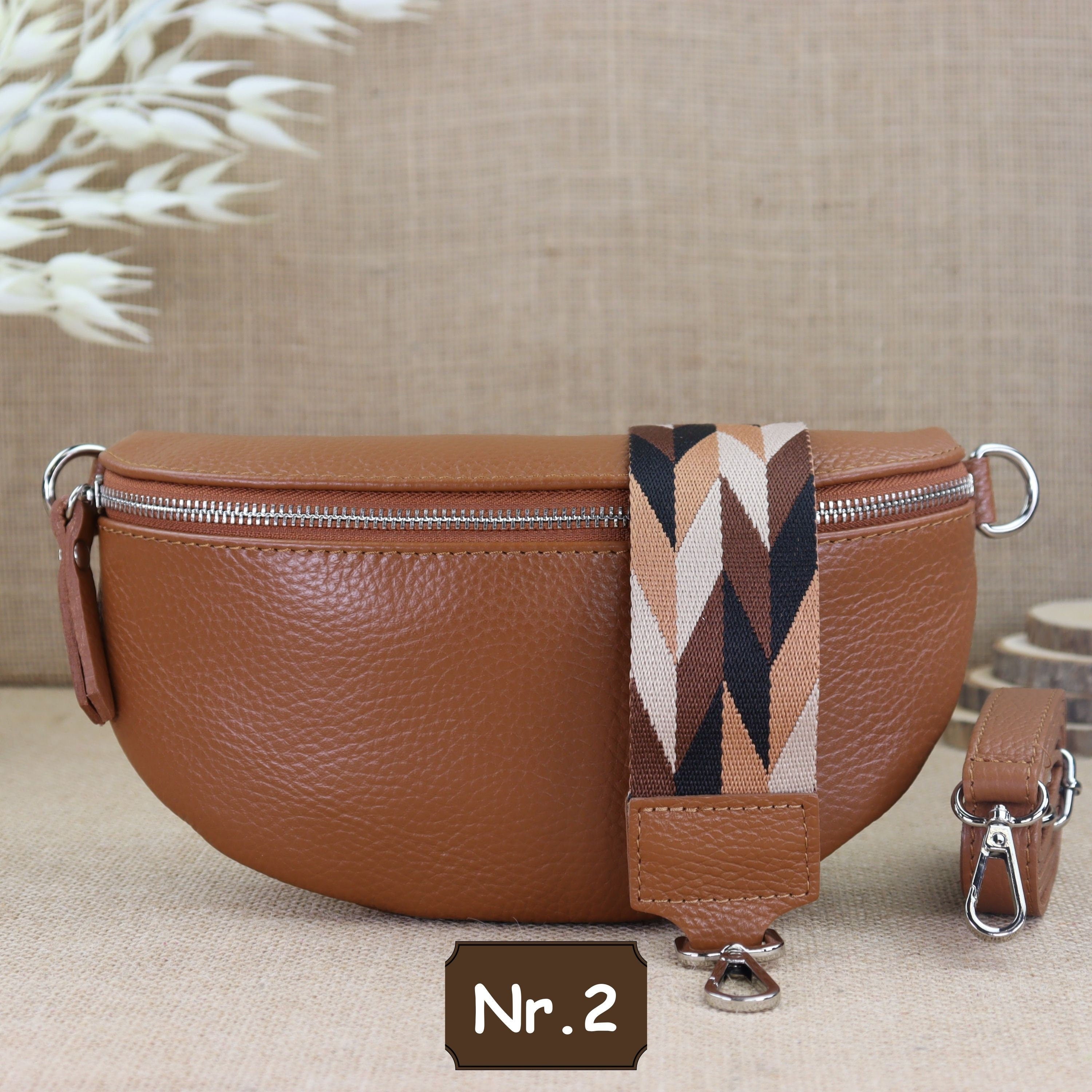 Bauchtasche Leder für Damen,Crossbody Bag Leder Damen,Crossbody Tasche Leder,Echtleder Frauen Tasche,Leder Gürteltasche Frauen,Leder Handtasche,Leder Hüfttasche für Frauen,Leder Tasche,Ledertasche mit Reißverschluss,Schulterriementasche,Schultertasche Led