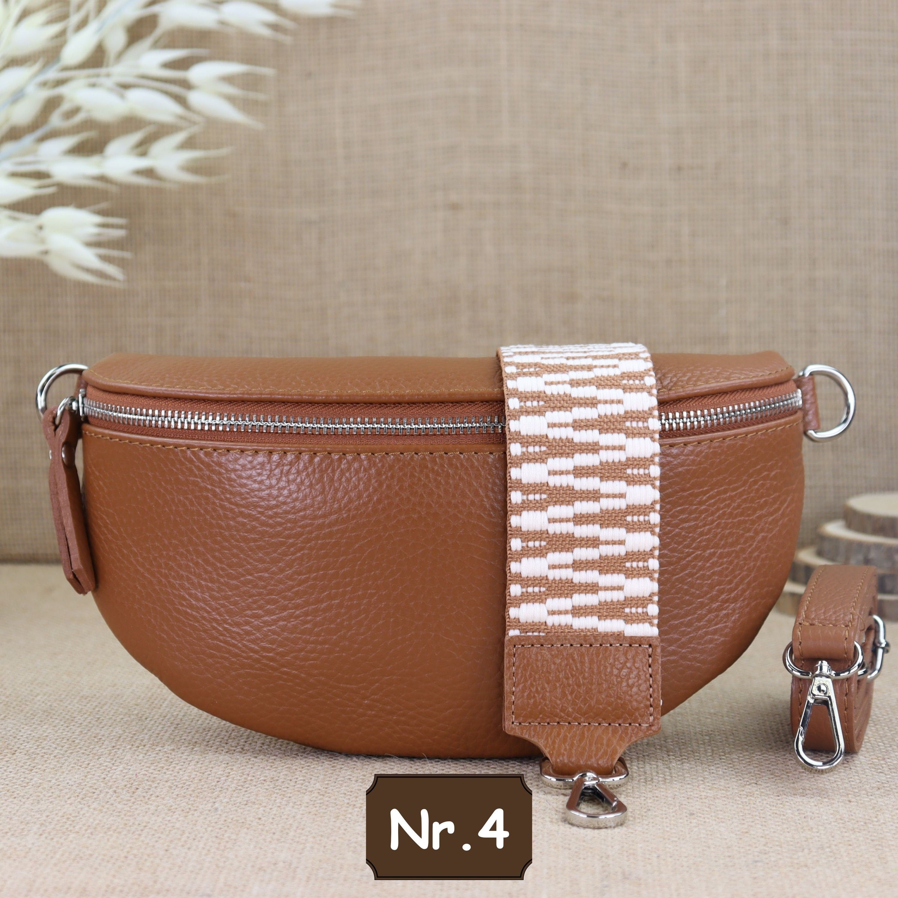 Bauchtasche Leder für Damen,Crossbody Bag Leder Damen,Crossbody Tasche Leder,Echtleder Frauen Tasche,Leder Gürteltasche Frauen,Leder Handtasche,Leder Hüfttasche für Frauen,Leder Tasche,Ledertasche mit Reißverschluss,Schulterriementasche,Schultertasche Led