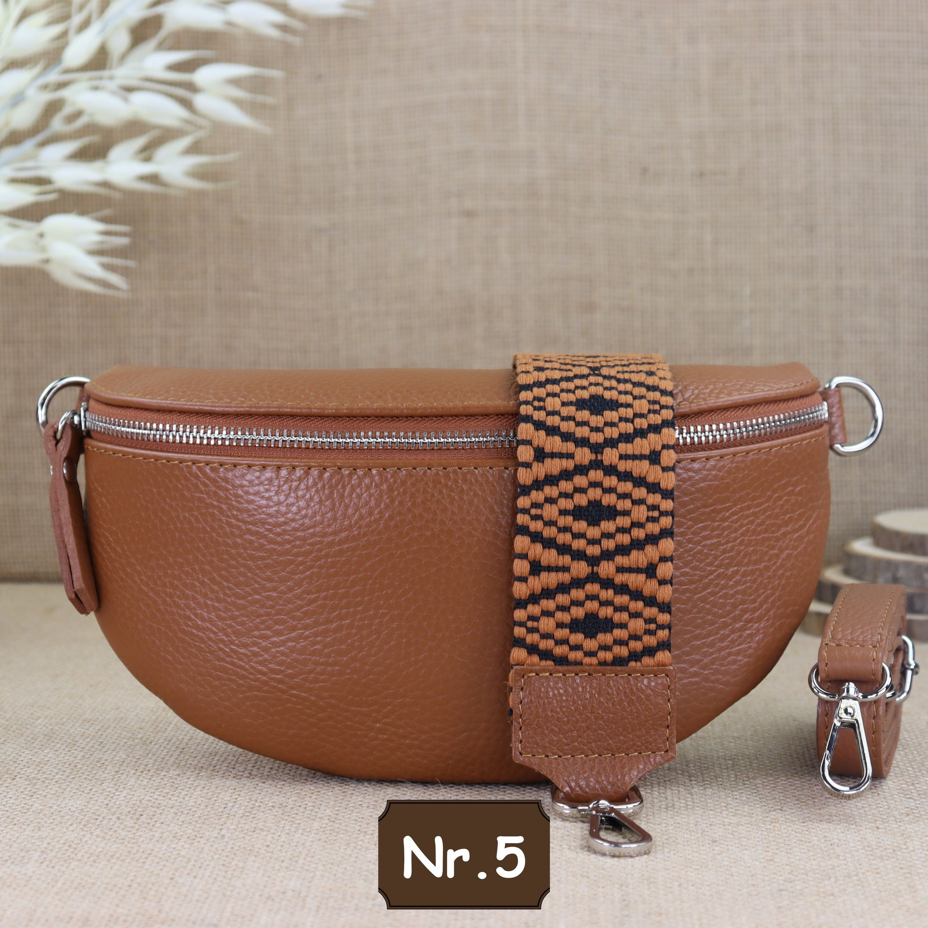 Bauchtasche Leder für Damen,Crossbody Bag Leder Damen,Crossbody Tasche Leder,Echtleder Frauen Tasche,Leder Gürteltasche Frauen,Leder Handtasche,Leder Hüfttasche für Frauen,Leder Tasche,Ledertasche mit Reißverschluss,Schulterriementasche,Schultertasche Led