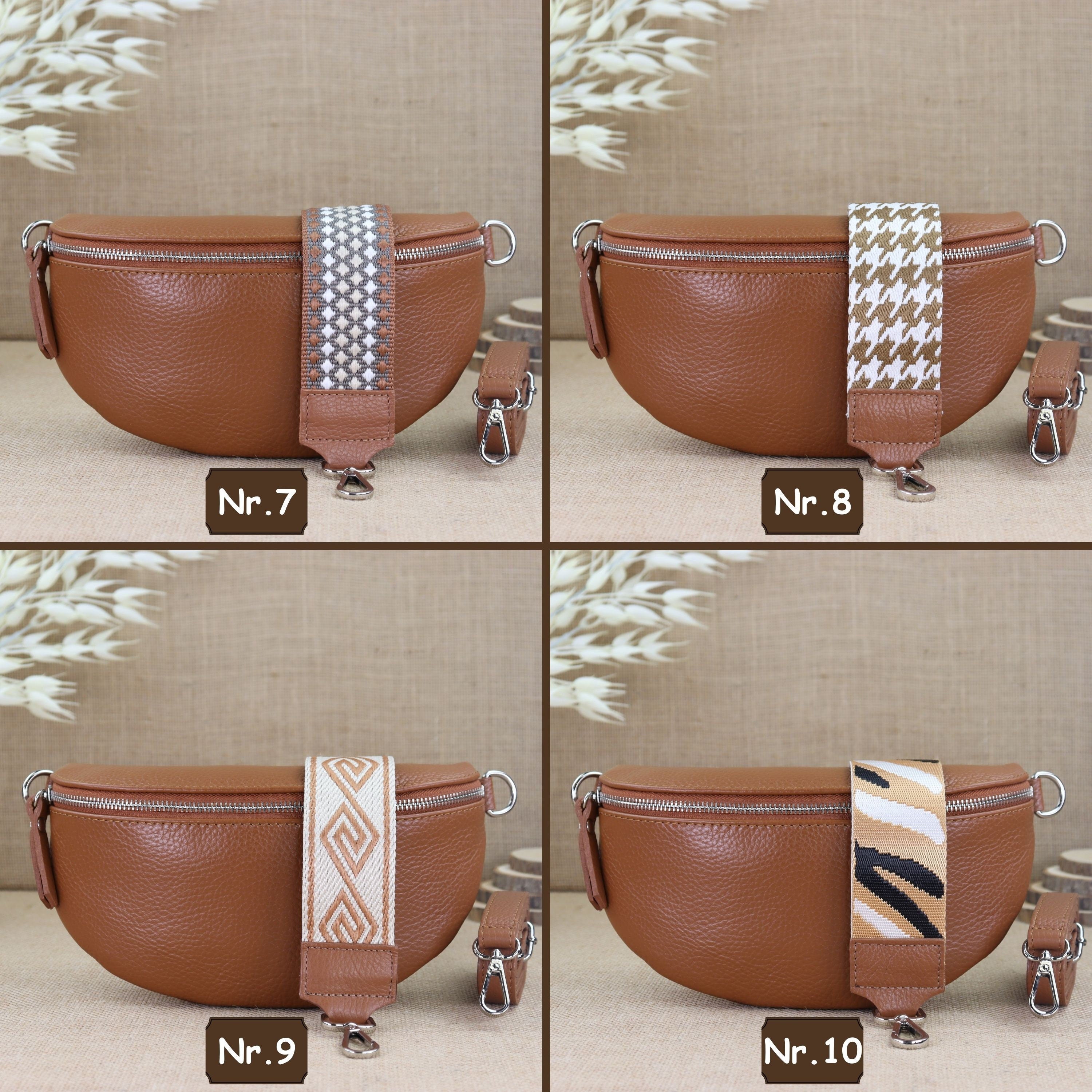 Bauchtasche Leder für Damen,Crossbody Bag Leder Damen,Crossbody Tasche Leder,Echtleder Frauen Tasche,Leder Gürteltasche Frauen,Leder Handtasche,Leder Hüfttasche für Frauen,Leder Tasche,Ledertasche mit Reißverschluss,Schulterriementasche,Schultertasche Led