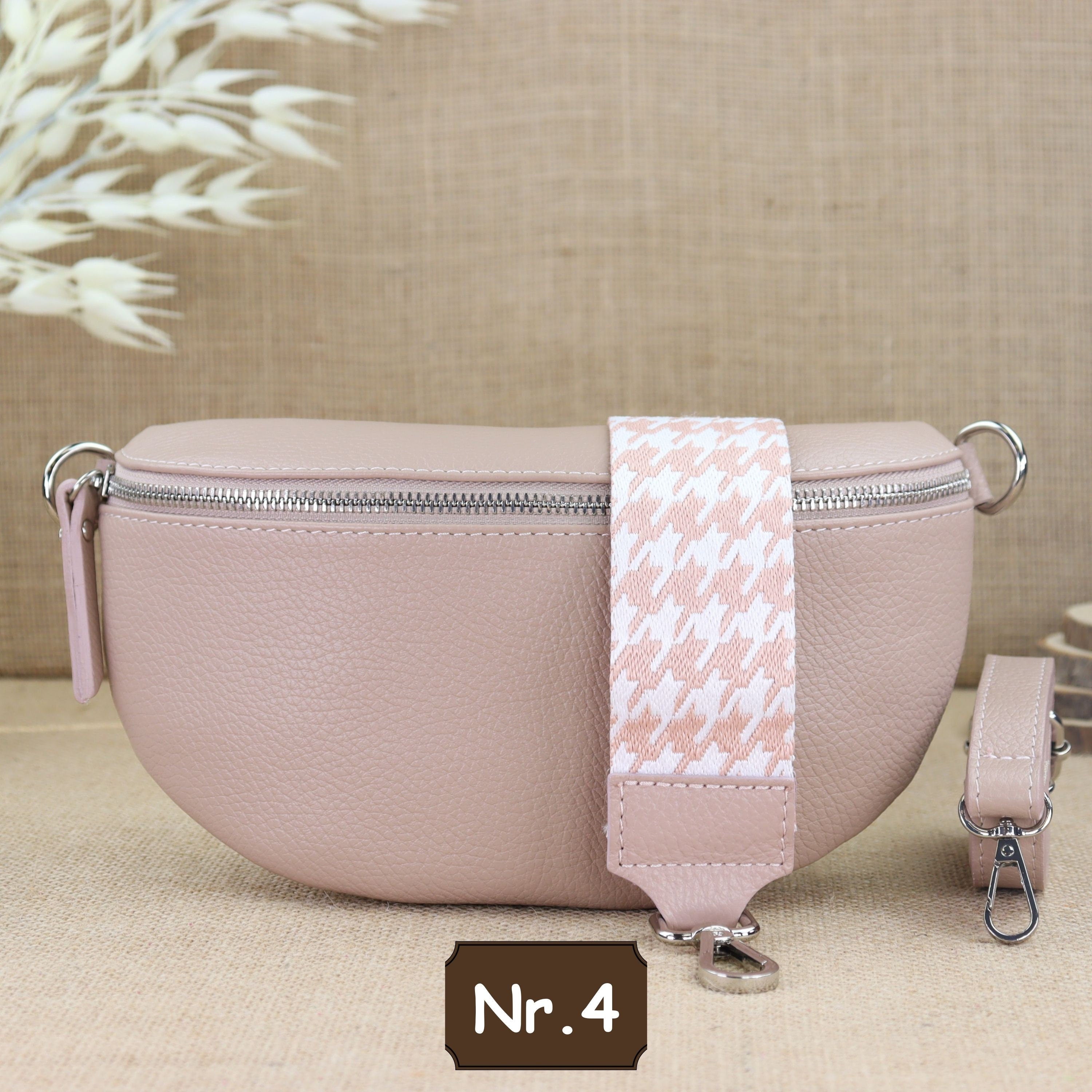 Bauchtasche Leder für Damen,Crossbody Bag Leder Damen,Crossbody Tasche Leder,Echtleder Frauen Tasche,Leder Gürteltasche Frauen,Leder Handtasche,Leder Hüfttasche für Frauen,Leder Tasche,Ledertasche mit Reißverschluss,Schulterriementasche,Schultertasche Led