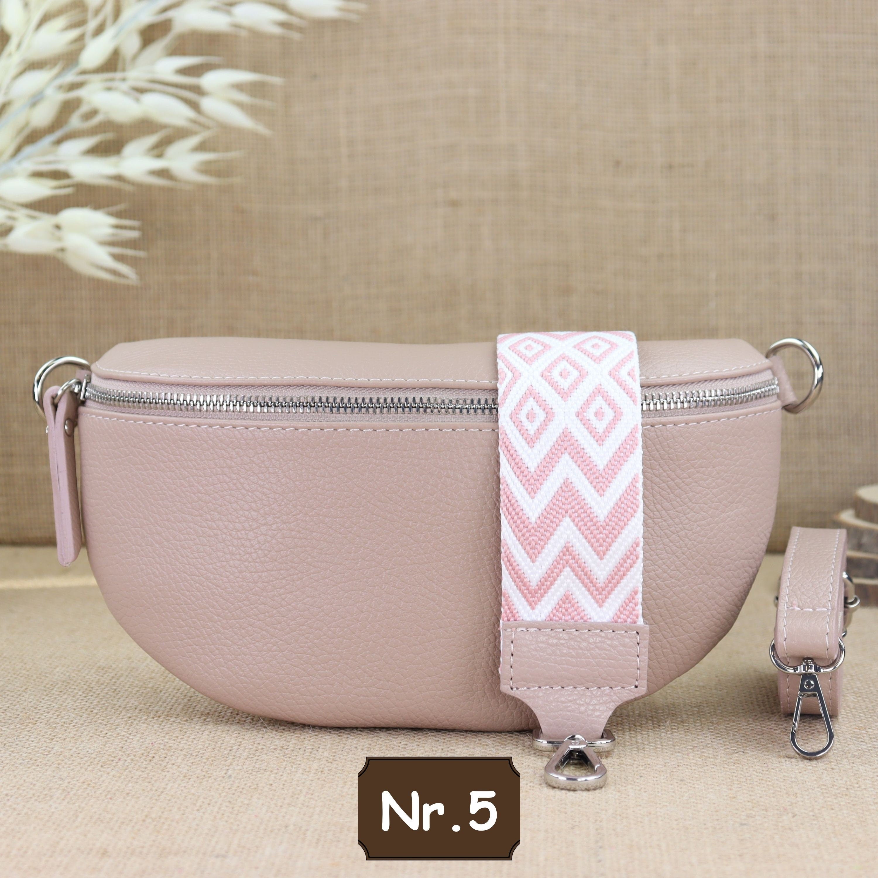Bauchtasche Leder für Damen,Crossbody Bag Leder Damen,Crossbody Tasche Leder,Echtleder Frauen Tasche,Leder Gürteltasche Frauen,Leder Handtasche,Leder Hüfttasche für Frauen,Leder Tasche,Ledertasche mit Reißverschluss,Schulterriementasche,Schultertasche Led