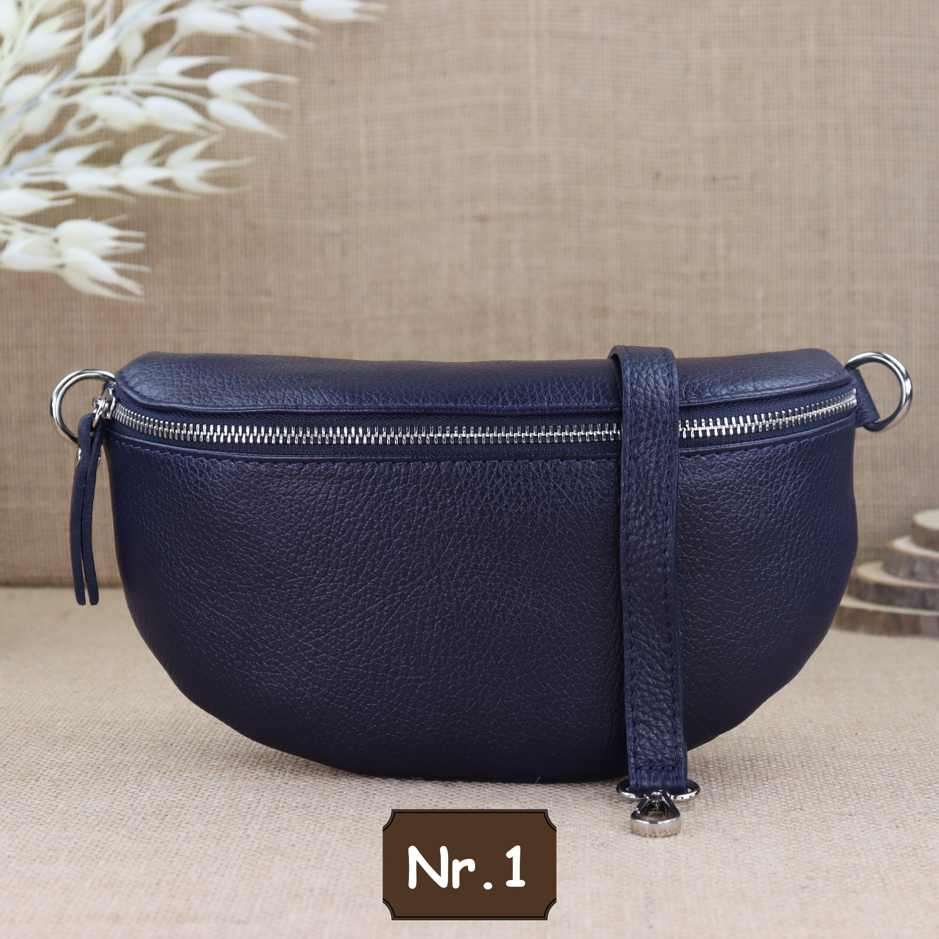 Bauchtasche Leder für Damen,Crossbody Bag Leder Damen,Crossbody Tasche Leder,Echtleder Frauen Tasche,Leder Gürteltasche Frauen,Leder Handtasche,Leder Hüfttasche für Frauen,Leder Tasche,Ledertasche mit Reißverschluss,Schulterriementasche,Schultertasche Led