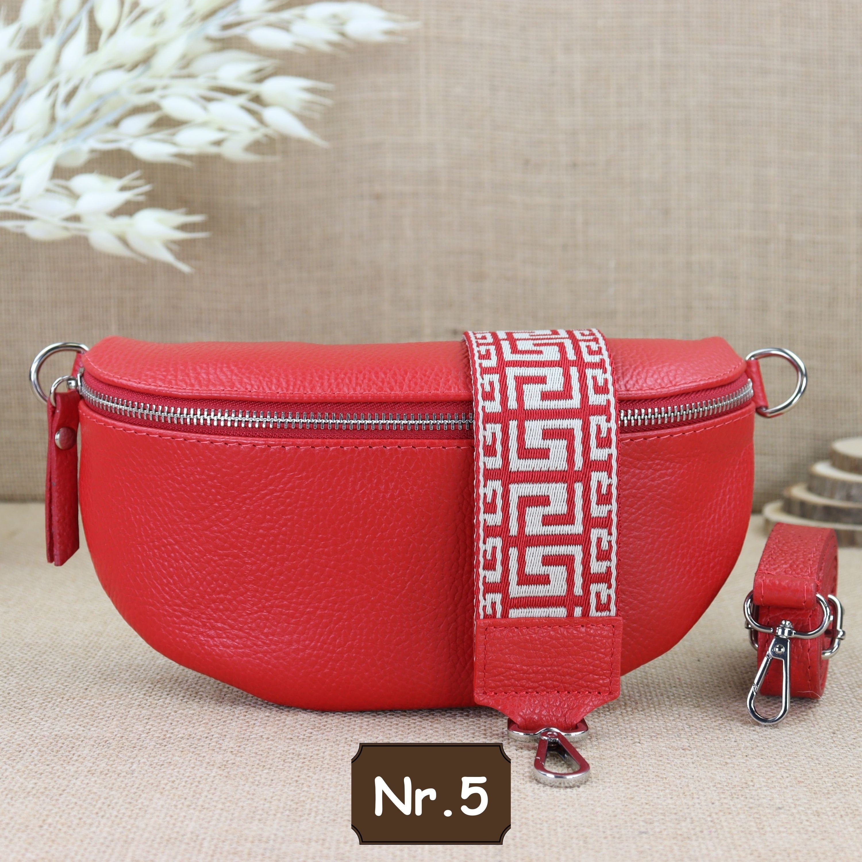 Bauchtasche Leder für Damen,Crossbody Bag Leder Damen,Crossbody Tasche Leder,Echtleder Frauen Tasche,Leder Gürteltasche Frauen,Leder Handtasche,Leder Hüfttasche für Frauen,Leder Tasche,Ledertasche mit Reißverschluss,Schulterriementasche,Schultertasche Led