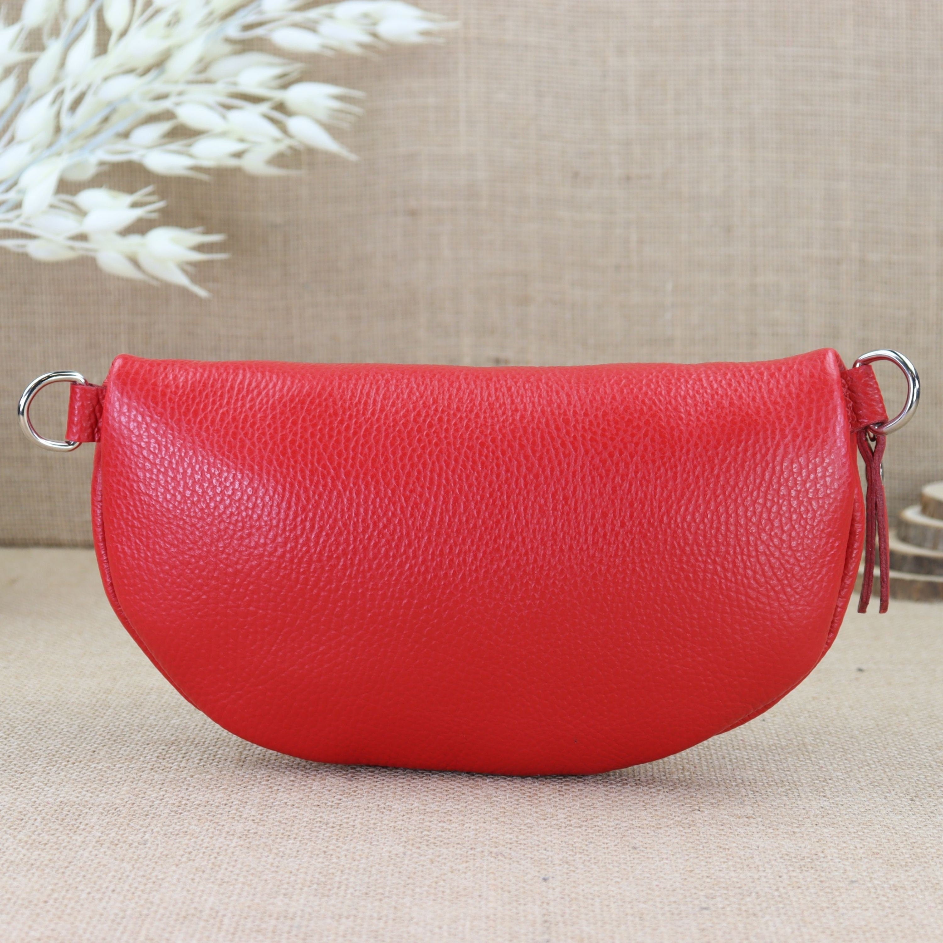 Bauchtasche Leder für Damen,Crossbody Bag Leder Damen,Crossbody Tasche Leder,Echtleder Frauen Tasche,Leder Gürteltasche Frauen,Leder Handtasche,Leder Hüfttasche für Frauen,Leder Tasche,Ledertasche mit Reißverschluss,Schulterriementasche,Schultertasche Led