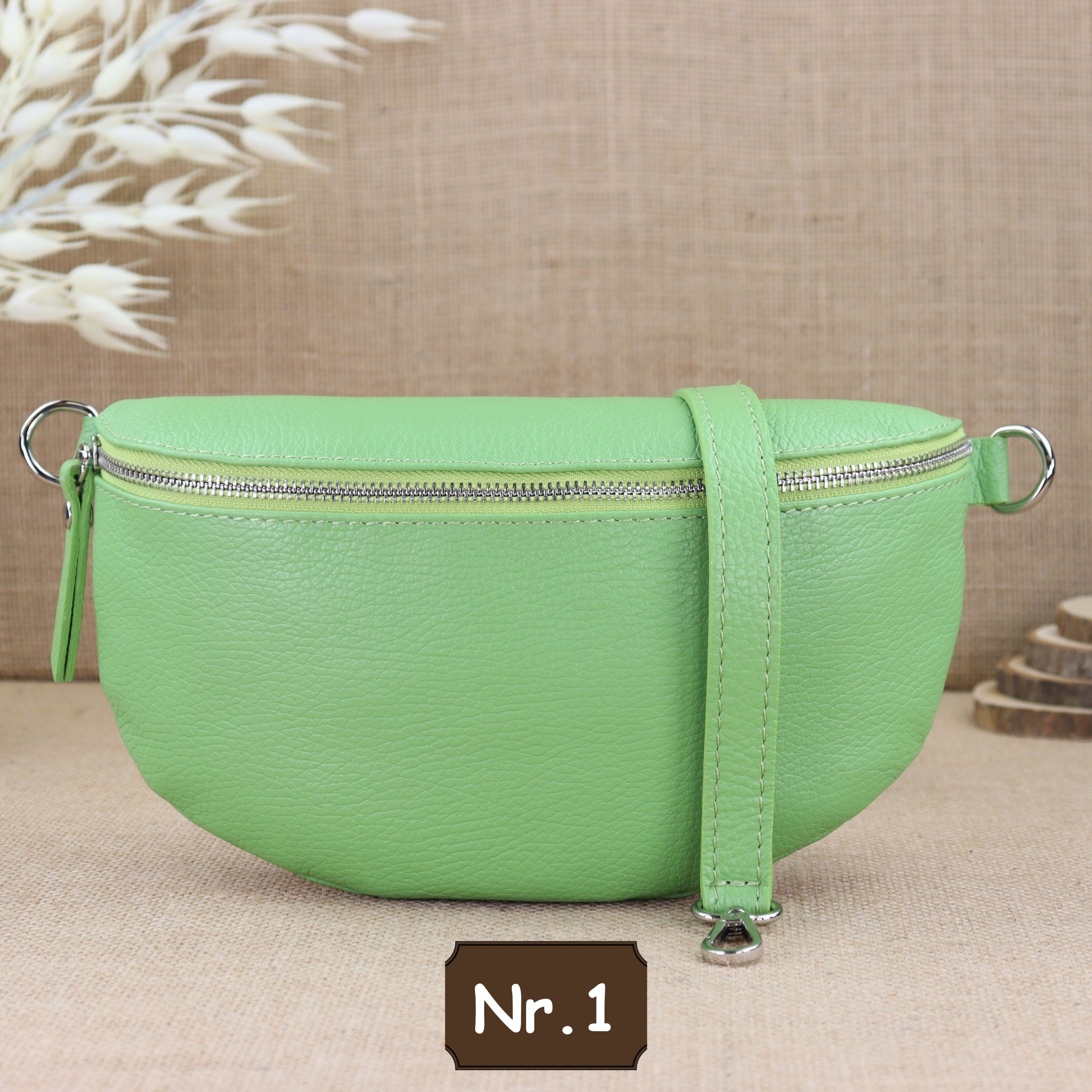 Bauchtasche Leder für Damen,Crossbody Bag Leder Damen,Crossbody Tasche Leder,Echtleder Frauen Tasche,Leder Gürteltasche Frauen,Leder Handtasche,Leder Hüfttasche für Frauen,Leder Tasche,Ledertasche mit Reißverschluss,Schulterriementasche,Schultertasche Led