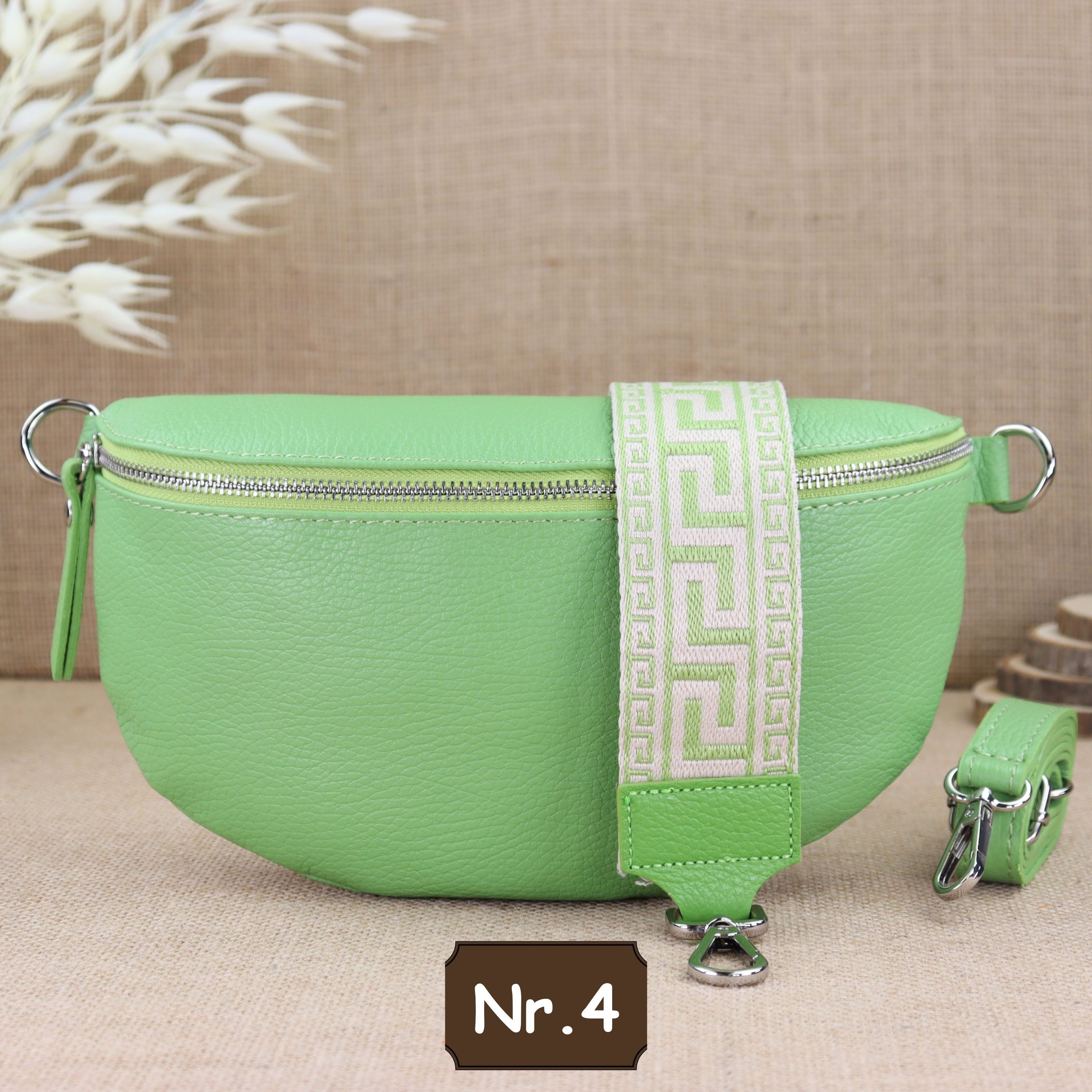 Bauchtasche Leder für Damen,Crossbody Bag Leder Damen,Crossbody Tasche Leder,Echtleder Frauen Tasche,Leder Gürteltasche Frauen,Leder Handtasche,Leder Hüfttasche für Frauen,Leder Tasche,Ledertasche mit Reißverschluss,Schulterriementasche,Schultertasche Led
