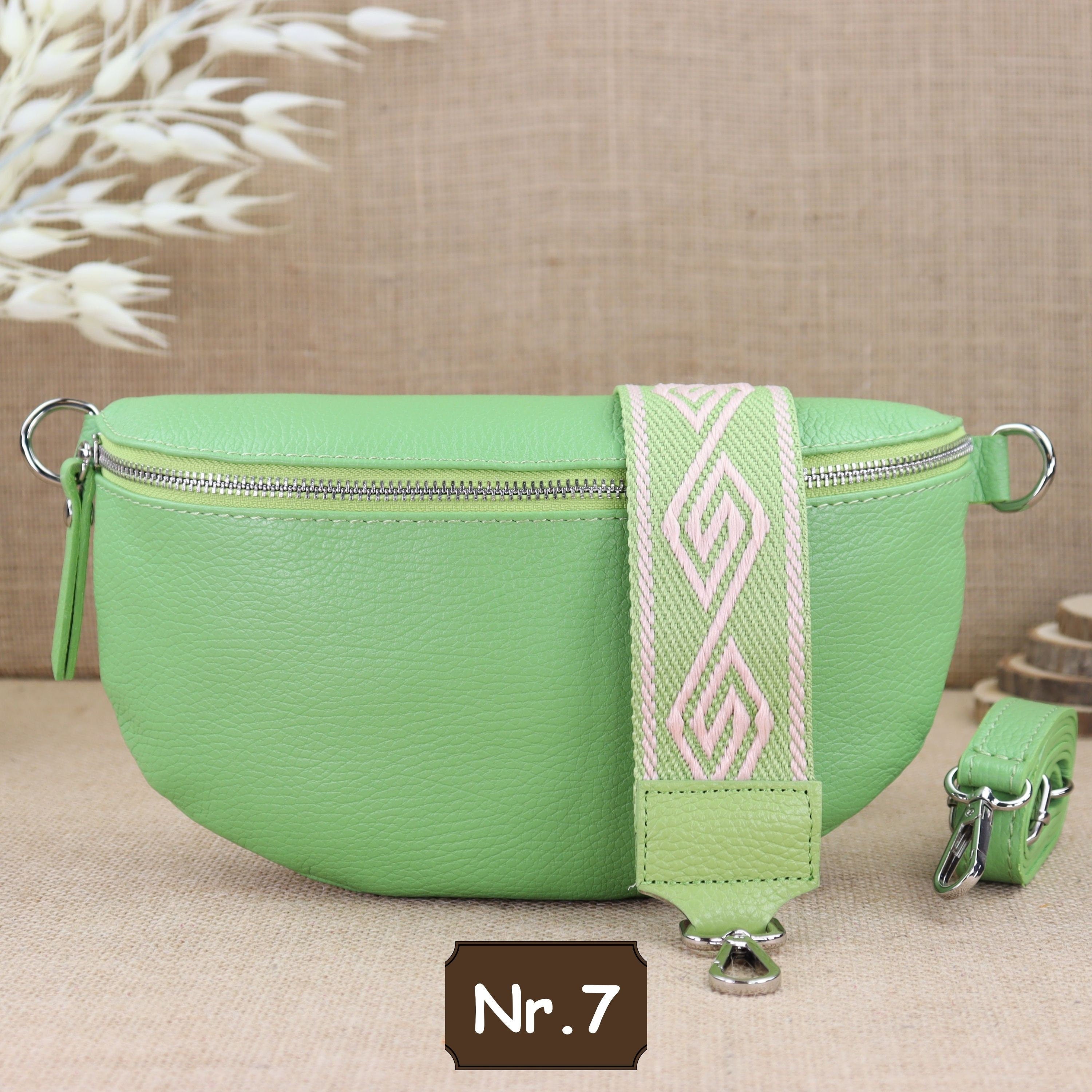 Bauchtasche Leder für Damen,Crossbody Bag Leder Damen,Crossbody Tasche Leder,Echtleder Frauen Tasche,Leder Gürteltasche Frauen,Leder Handtasche,Leder Hüfttasche für Frauen,Leder Tasche,Ledertasche mit Reißverschluss,Schulterriementasche,Schultertasche Led