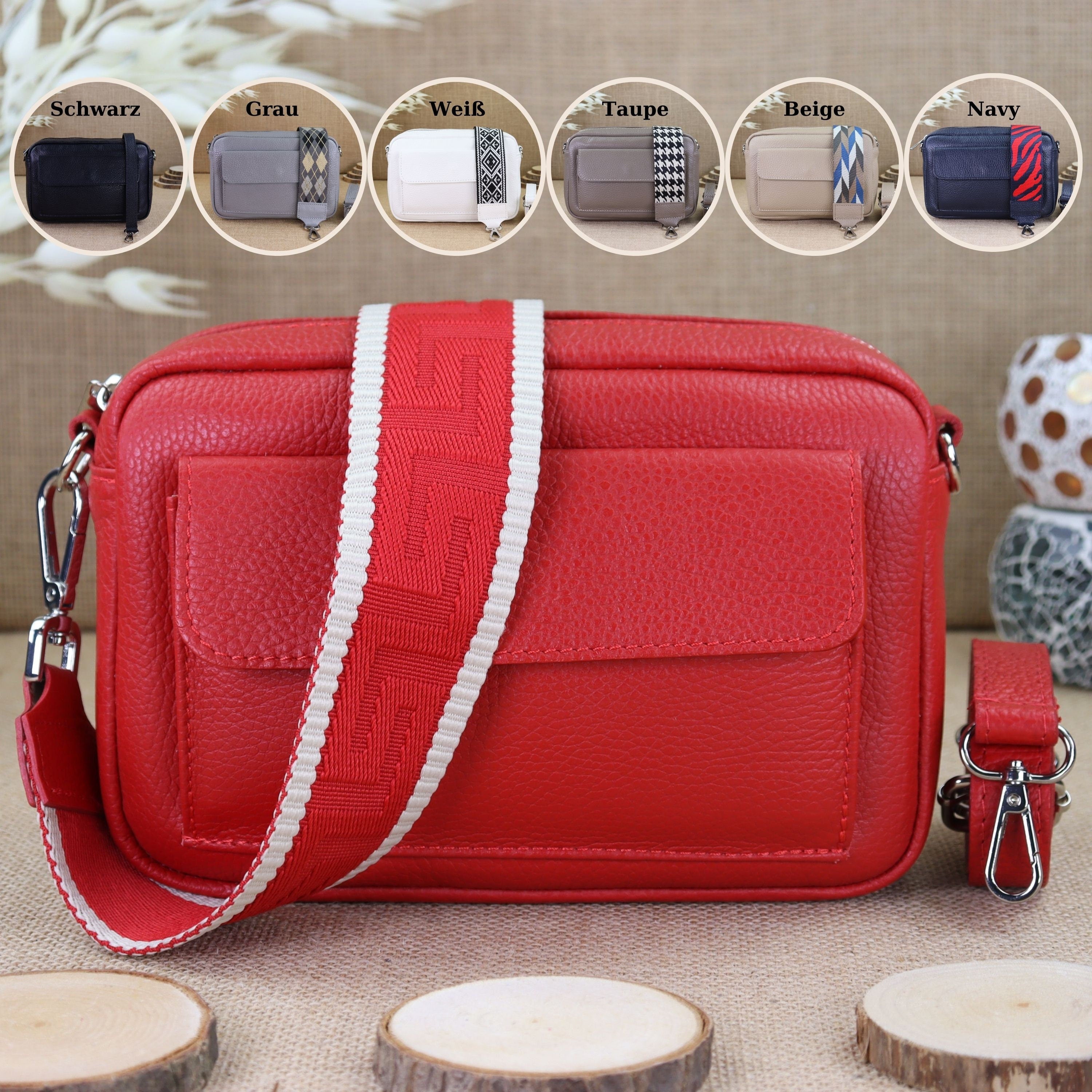 Bauchtasche Leder für Damen,Crossbody Bag Leder Damen,Geschenk für Sie,Leder Gürteltasche Frauen,Leder Handtasche,Leder Hüfttasche für Frauen,Ledertasche mit Reißverschluss,Schulterriementasche,Schultertasche Leder Frauen,Tasche mit gemustertem Gürtel,Tas
