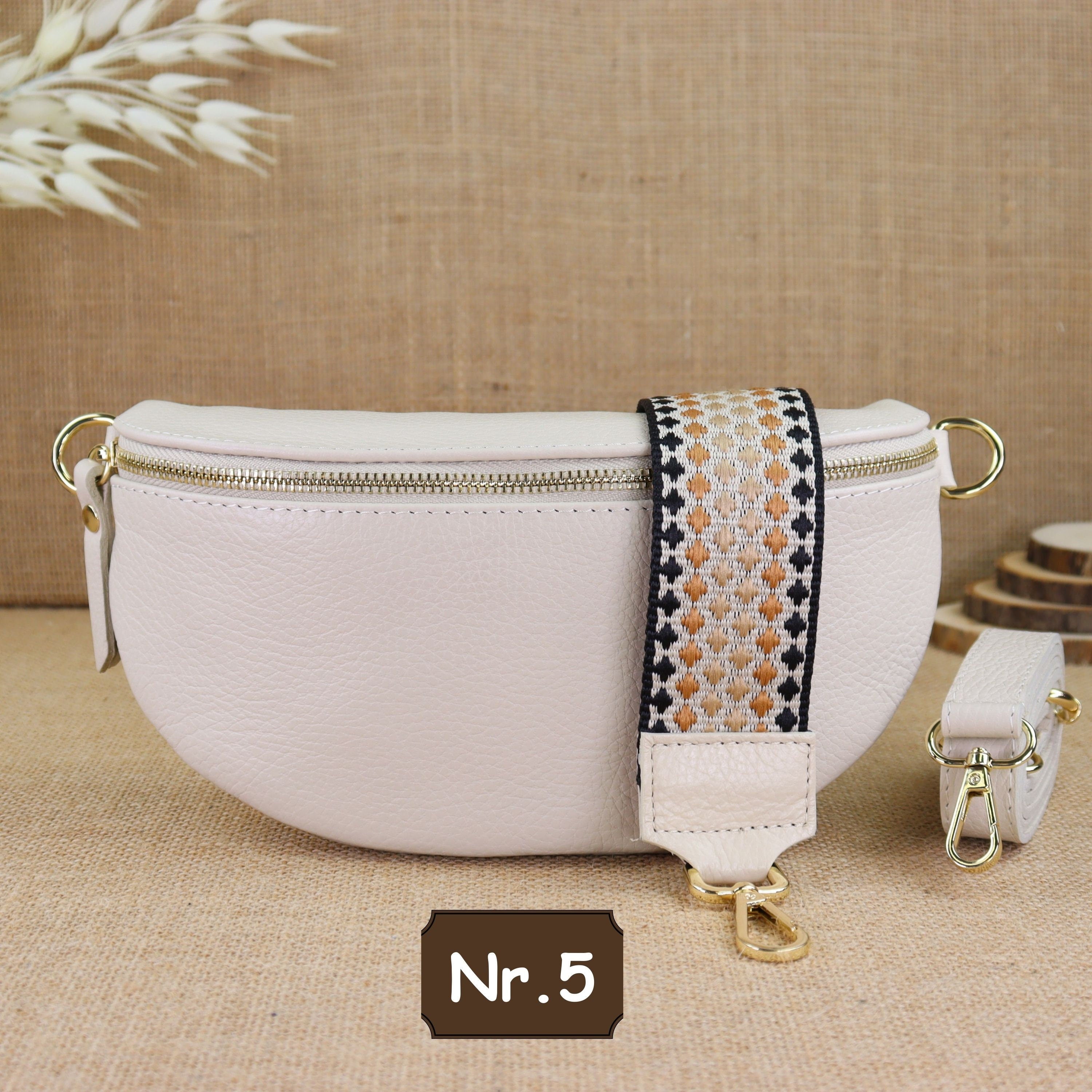 Bauchtasche Leder für Damen,Crossbody Bag Leder Damen,Crossbody Tasche Leder,Echtleder Frauen Tasche,Geschenk für Sie,Goldfarbene Ledertasche,Leder Gürteltasche Frauen,Leder Handtasche,Leder Hüfttasche für Frauen,Ledertasche mit Reißverschluss,Schulterrie