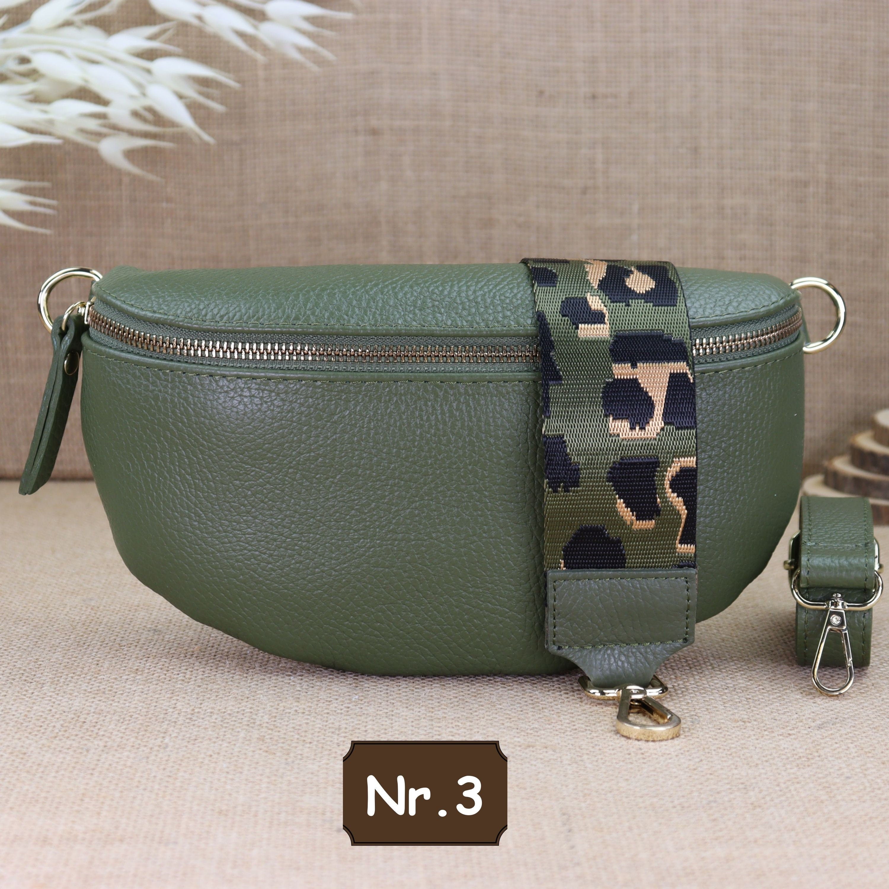 Bauchtasche Leder für Damen,Crossbody Bag Leder Damen,Crossbody Tasche Leder,Echtleder Frauen Tasche,Geschenk für Sie,Goldfarbene Ledertasche,Leder Gürteltasche Frauen,Leder Handtasche,Leder Hüfttasche für Frauen,Ledertasche mit Reißverschluss,Schulterrie