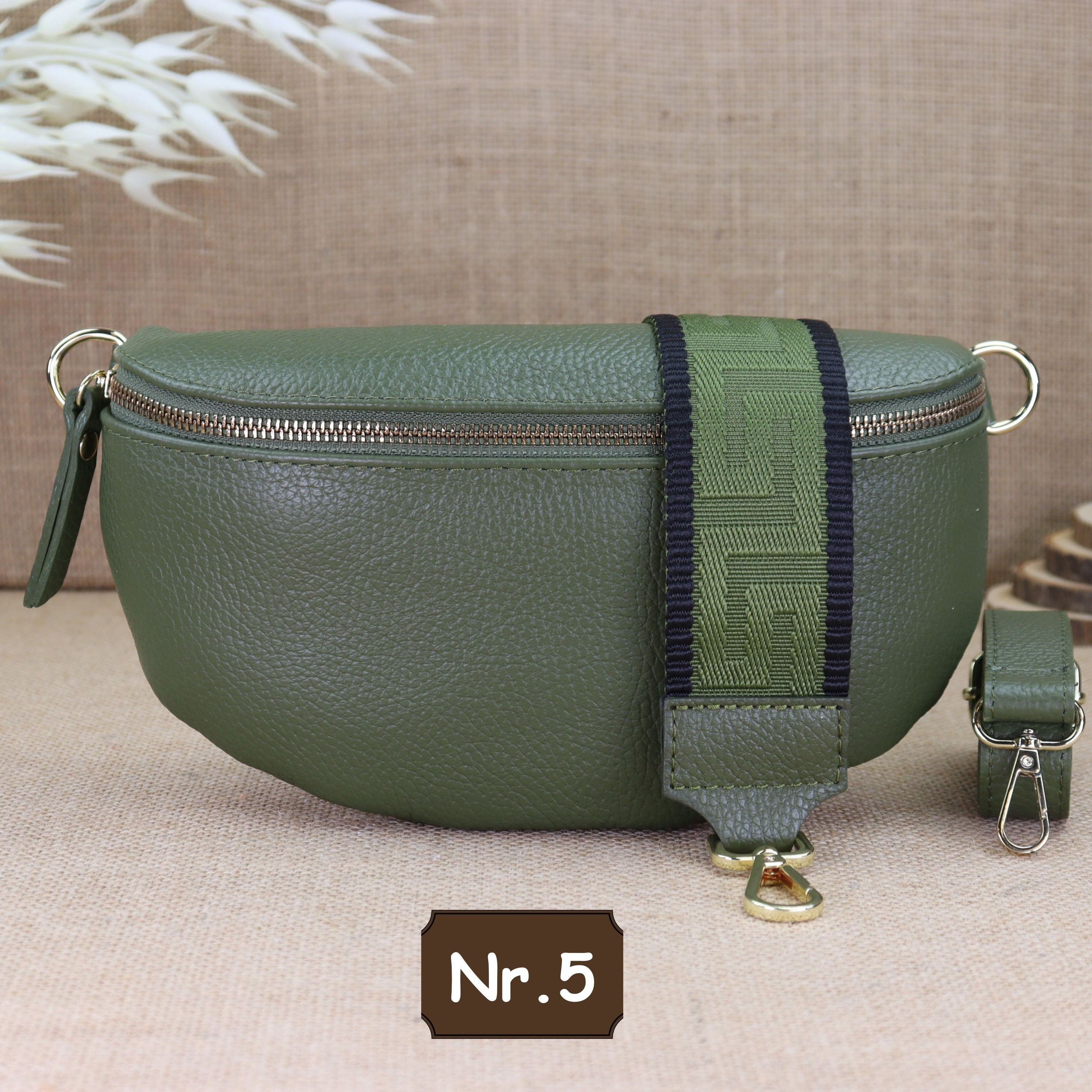 Bauchtasche Leder für Damen,Crossbody Bag Leder Damen,Crossbody Tasche Leder,Echtleder Frauen Tasche,Geschenk für Sie,Goldfarbene Ledertasche,Leder Gürteltasche Frauen,Leder Handtasche,Leder Hüfttasche für Frauen,Ledertasche mit Reißverschluss,Schulterrie
