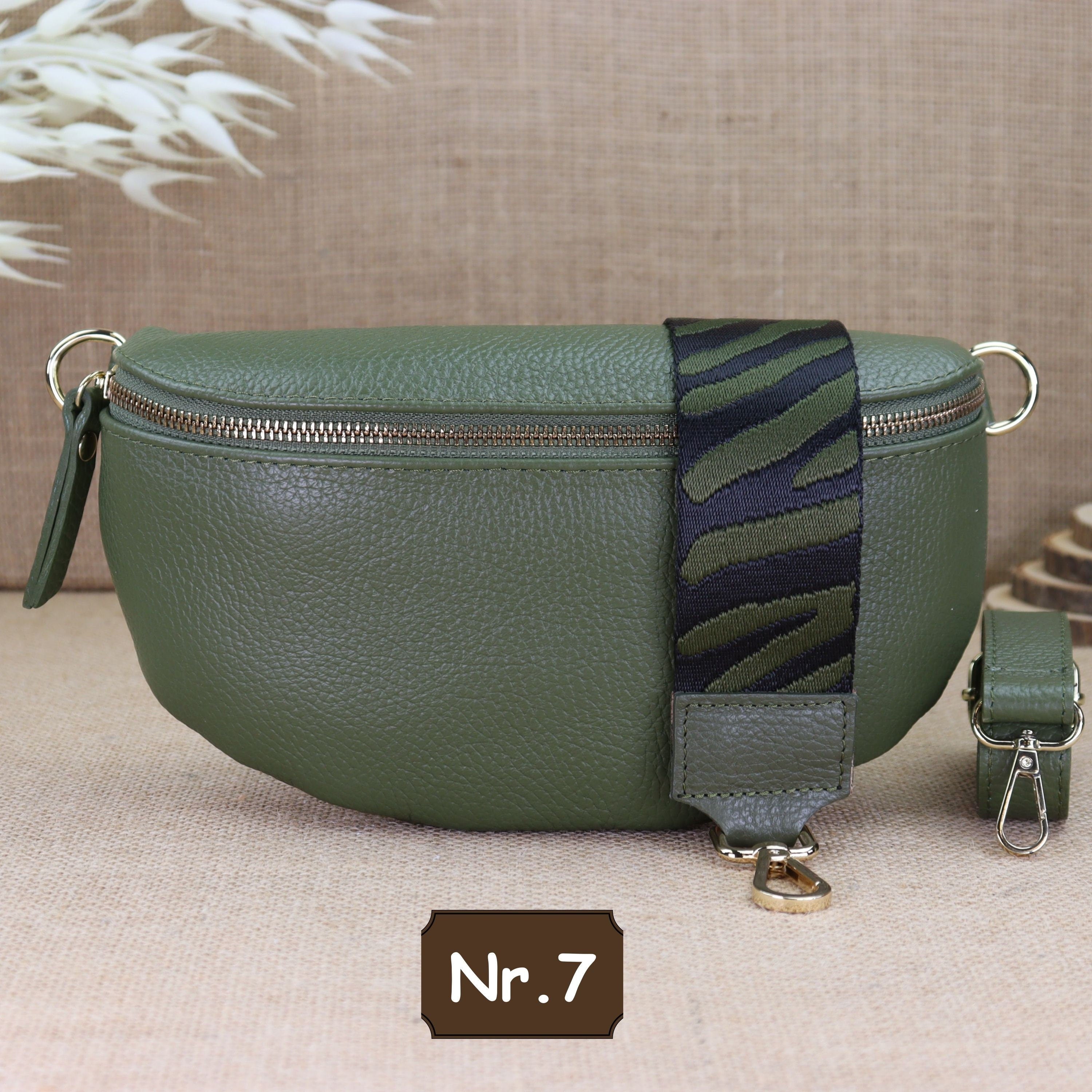 Bauchtasche Leder für Damen,Crossbody Bag Leder Damen,Crossbody Tasche Leder,Echtleder Frauen Tasche,Geschenk für Sie,Goldfarbene Ledertasche,Leder Gürteltasche Frauen,Leder Handtasche,Leder Hüfttasche für Frauen,Ledertasche mit Reißverschluss,Schulterrie