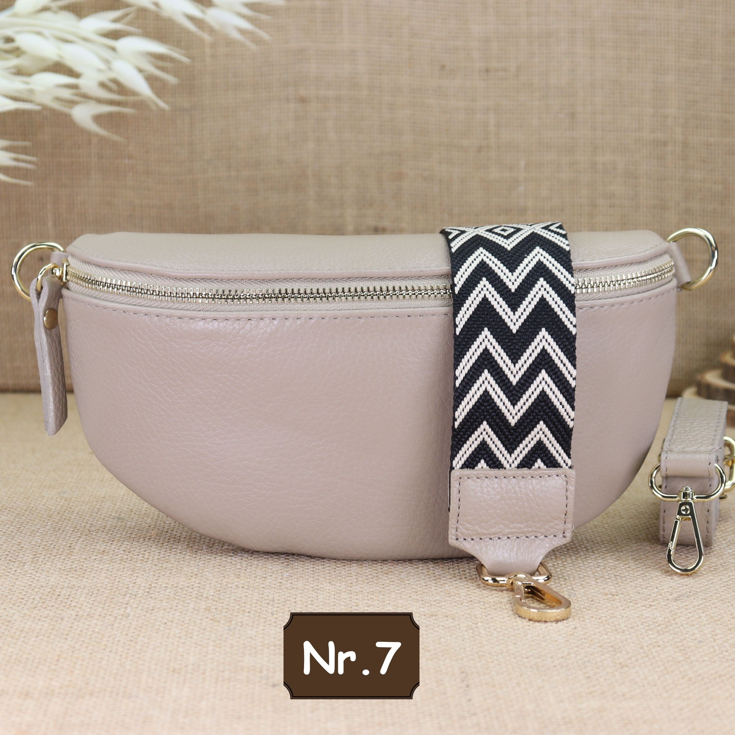 Bauchtasche Leder für Damen,Crossbody Bag Leder Damen,Crossbody Tasche Leder,Echtleder Frauen Tasche,Geschenk für Sie,Goldfarbene Ledertasche,Leder Gürteltasche Frauen,Leder Handtasche,Leder Hüfttasche für Frauen,Ledertasche mit Reißverschluss,Schulterrie