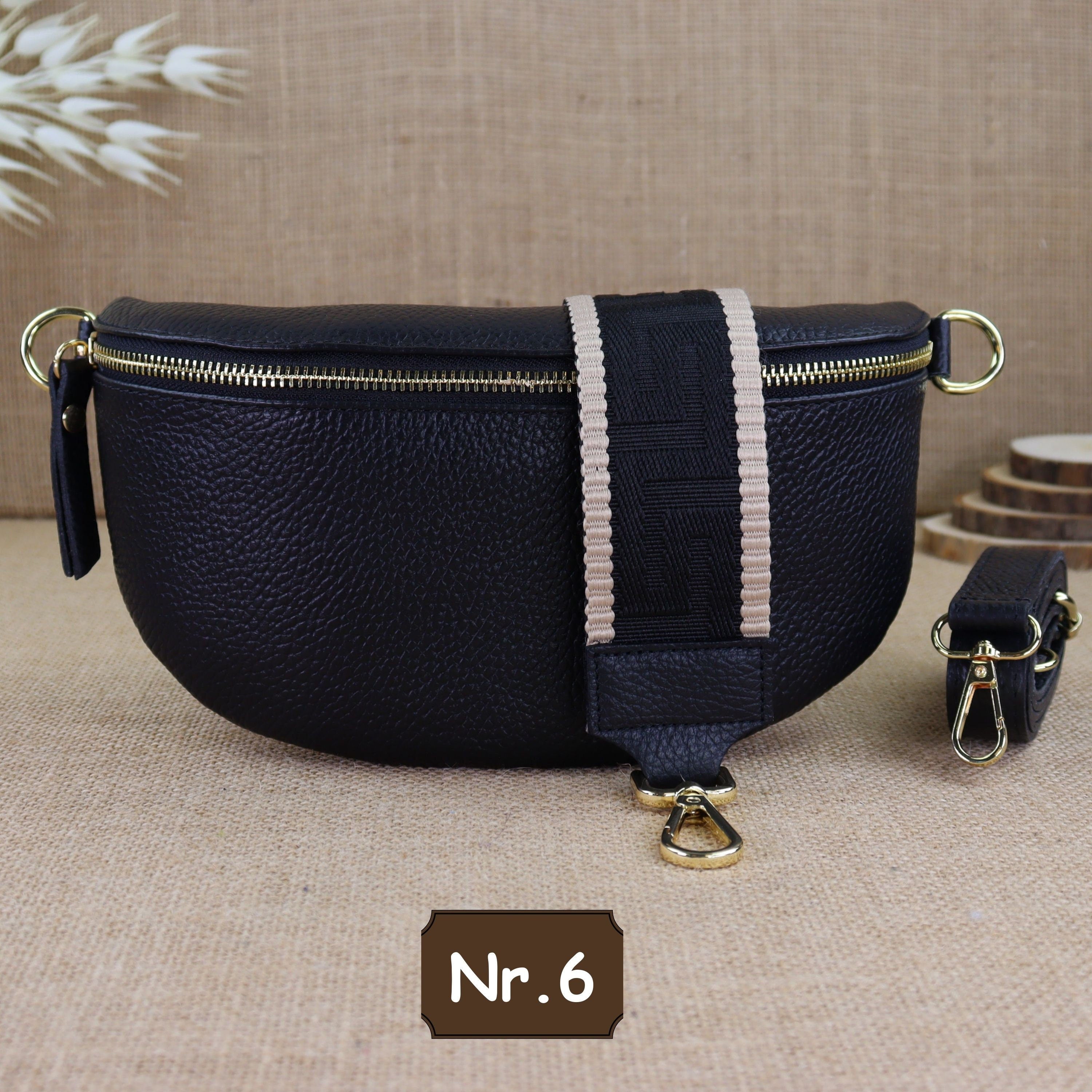 Bauchtasche Leder für Damen,Crossbody Bag Leder Damen,Crossbody Tasche Leder,Echtleder Frauen Tasche,Geschenk für Sie,Goldfarbene Ledertasche,Leder Gürteltasche Frauen,Leder Handtasche,Leder Hüfttasche für Frauen,Ledertasche mit Reißverschluss,Schulterrie