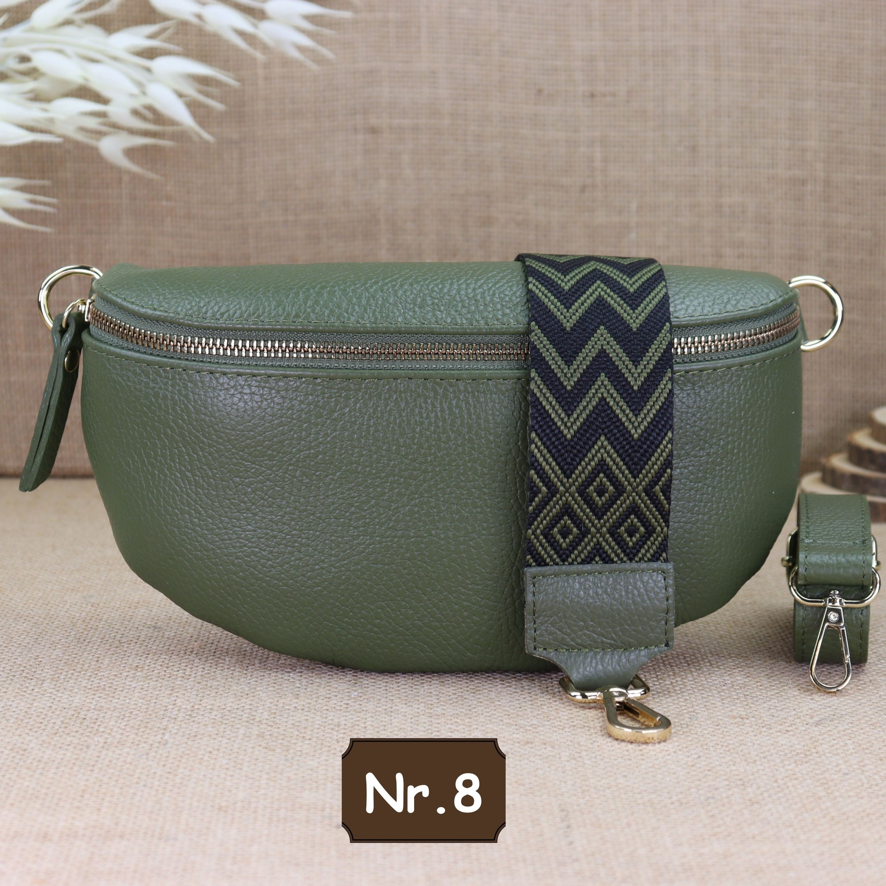 Bauchtasche Leder für Damen,Crossbody Bag Leder Damen,Crossbody Tasche Leder,Echtleder Frauen Tasche,Geschenk für Sie,Goldfarbene Ledertasche,Leder Gürteltasche Frauen,Leder Handtasche,Leder Hüfttasche für Frauen,Ledertasche mit Reißverschluss,Schulterrie