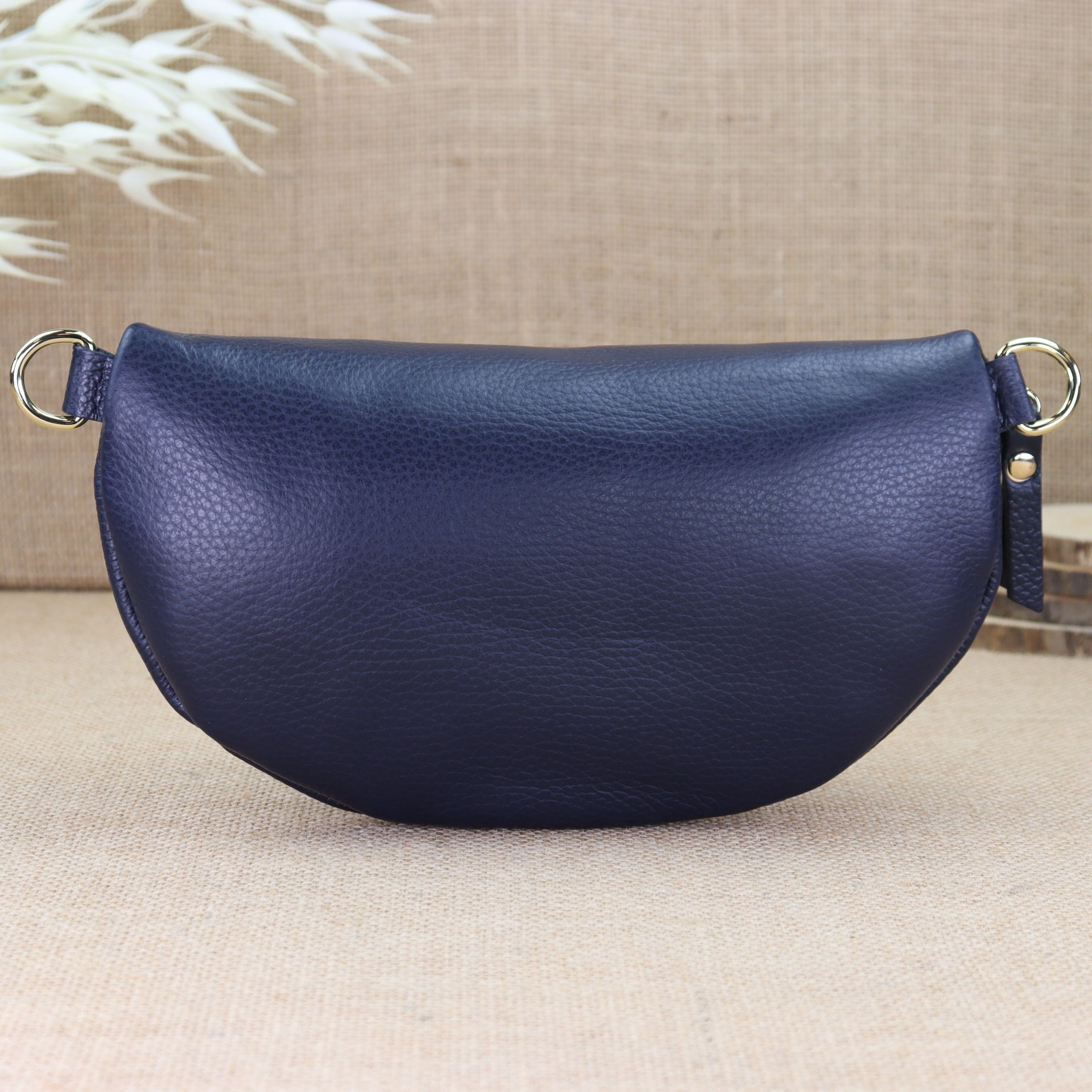 Bauchtasche Leder für Damen,Crossbody Bag Leder Damen,Crossbody Tasche Leder,Echtleder Frauen Tasche,Geschenk für Sie,Goldfarbene Ledertasche,Leder Gürteltasche Frauen,Leder Handtasche,Leder Hüfttasche für Frauen,Ledertasche mit Reißverschluss,Schulterrie