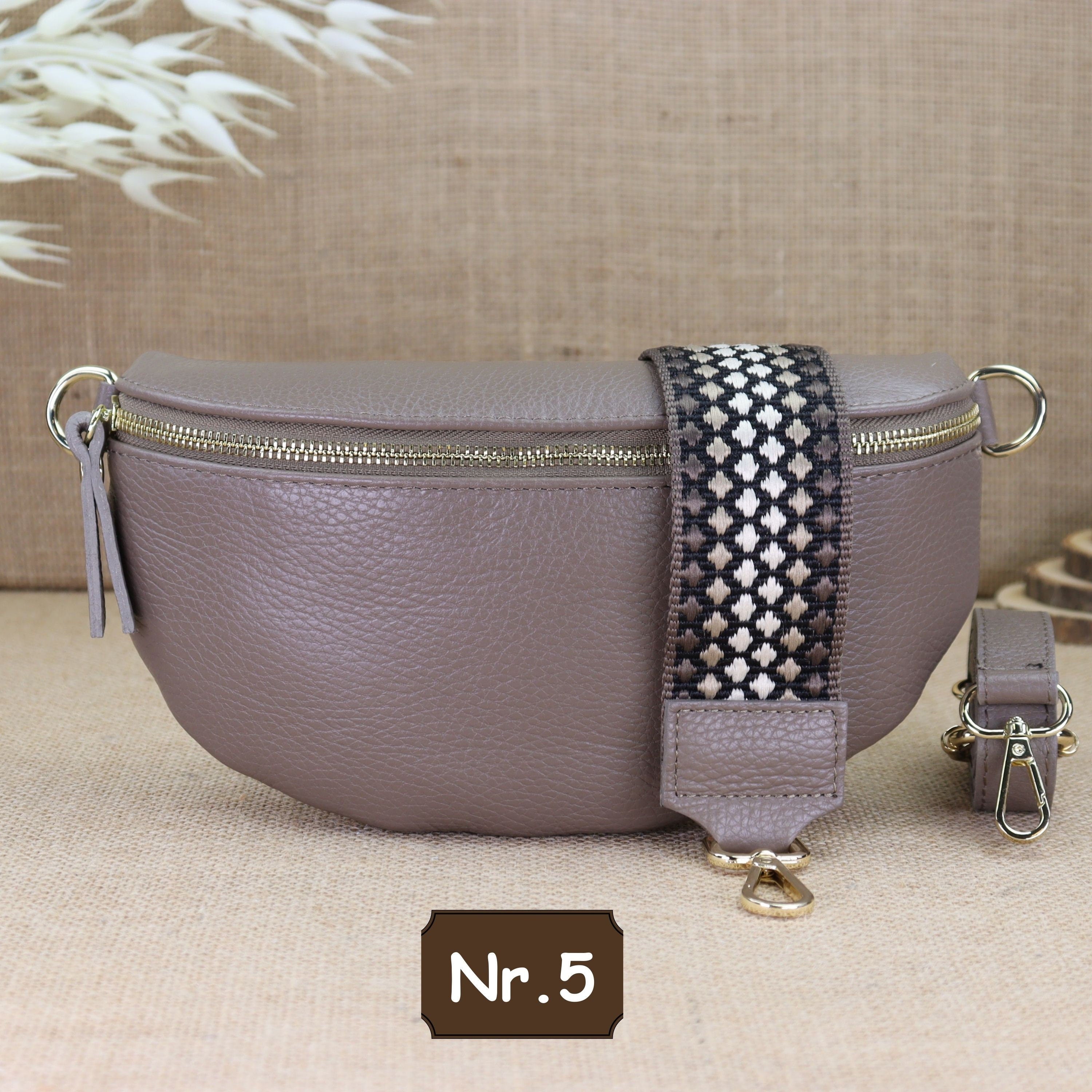Bauchtasche Leder für Damen,Crossbody Bag Leder Damen,Crossbody Tasche Leder,Echtleder Frauen Tasche,Geschenk für Sie,Goldfarbene Ledertasche,Leder Gürteltasche Frauen,Leder Handtasche,Leder Hüfttasche für Frauen,Ledertasche mit Reißverschluss,Schulterrie