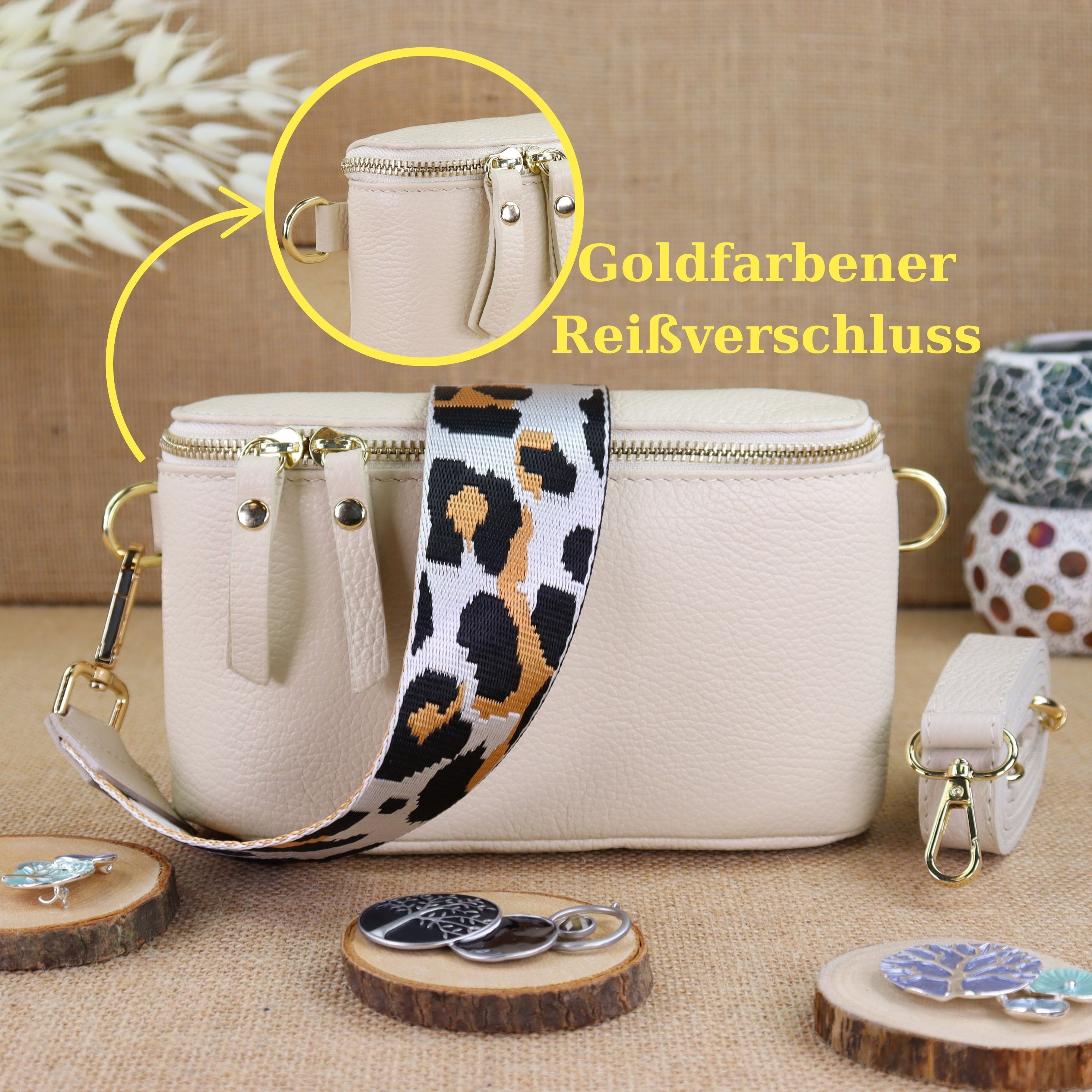 Bauchtasche Leder für Damen,Crossbody Bag Leder Damen,Crossbody Tasche Leder,Leder Gürteltasche Frauen,Leder Handtasche,Leder Hüfttasche für Frauen,Leder Tasche,Ledertasche mit Reißverschluss,Schulterriementasche,Schultertasche Leder Frauen,Tasche mit gem