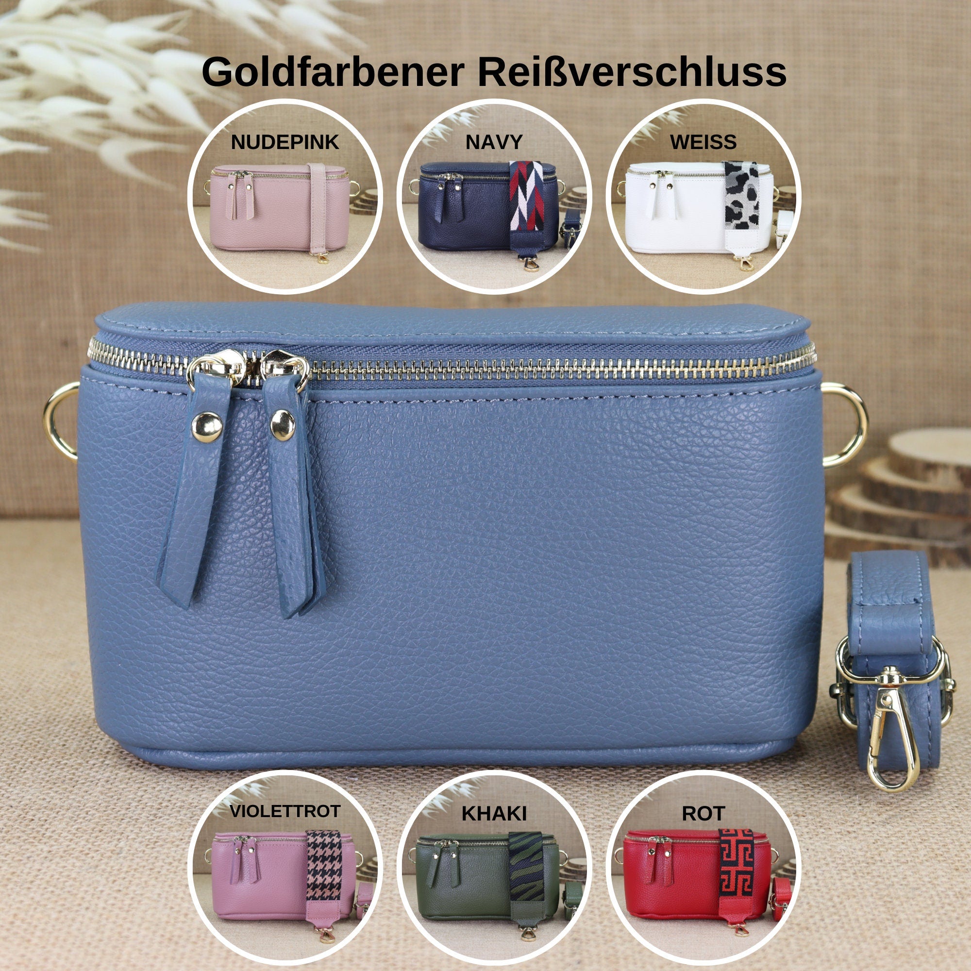 Bauchtasche Leder für Damen,Crossbody Bag Leder Damen,Crossbody Tasche Leder,Leder Gürteltasche Frauen,Leder Handtasche,Leder Hüfttasche für Frauen,Leder Tasche,Ledertasche mit Reißverschluss,Schulterriementasche,Schultertasche Leder Frauen,Sportliche Tas
