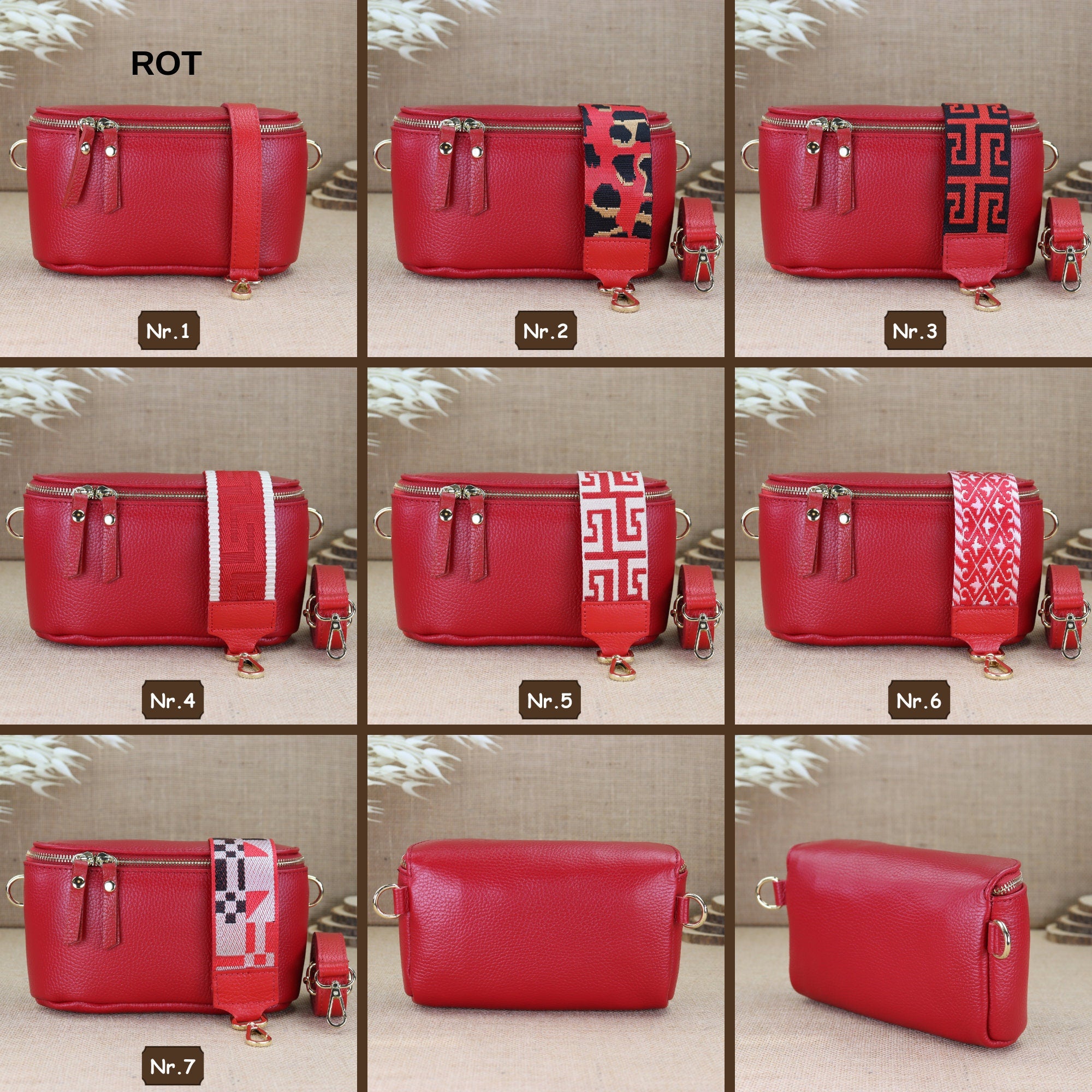 Bauchtasche Leder für Damen,Crossbody Bag Leder Damen,Crossbody Tasche Leder,Leder Gürteltasche Frauen,Leder Handtasche,Leder Hüfttasche für Frauen,Leder Tasche,Ledertasche mit Reißverschluss,Schulterriementasche,Schultertasche Leder Frauen,Sportliche Tas