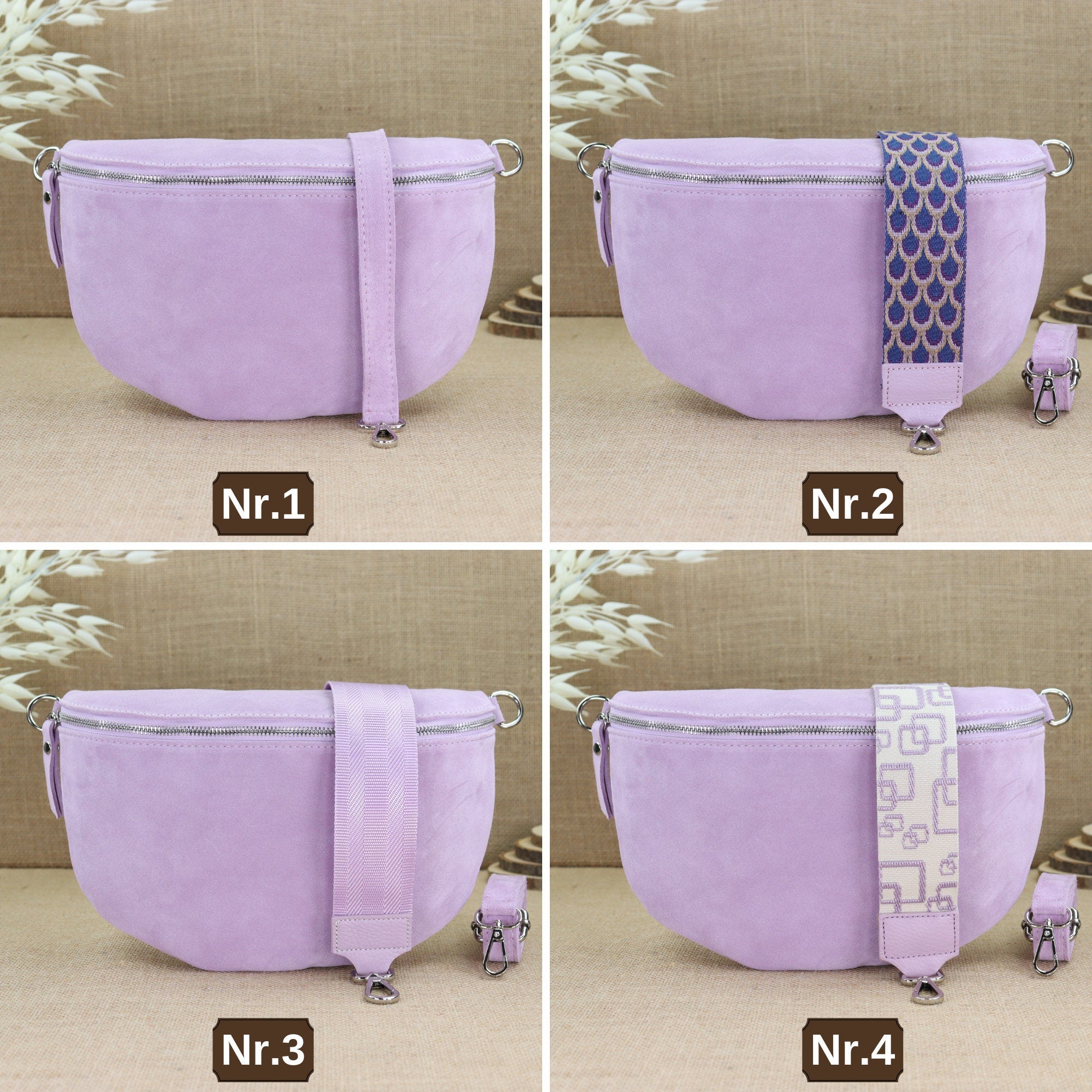 Bauchtasche Leder für Damen,Crossbody Tasche Leder,Leder Gürteltasche Frauen,Leder Handtasche,Leder Tasche,Rauleder-Gürteltasche Frauen,Schulterriementasche,Schultertasche Leder Frauen,Veloursleder Crossbody Tasche,Wildleder Crossbody Bag Damen,Wildleder