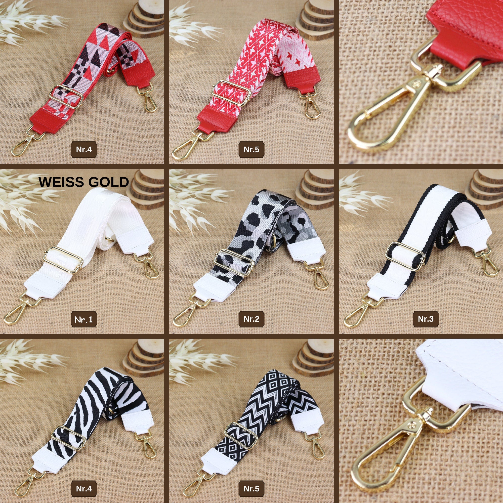 Breite Gurt für das Handgelenk,Breiter Crossbody-Gurt,Breiter Umhängetaschengurt,Gemustert breit Schulterriemen,Gemusterte breite Schultergurt,Gemusterte Breite Taschengurt,Gemusterte Leder-Kameragurte,Gemusterter Gürtel und Riemen,Gemusterter Handtaschen