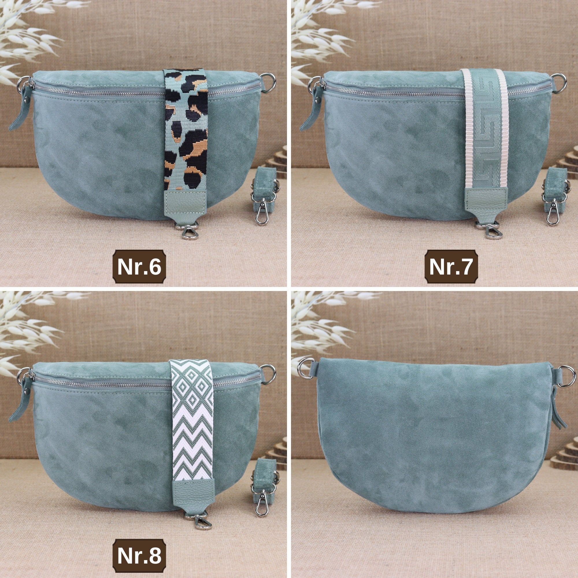 Bauchtasche Leder für Damen,Crossbody Tasche Leder,Leder Gürteltasche Frauen,Leder Handtasche,Leder Tasche,Rauleder-Gürteltasche Frauen,Schulterriementasche,Schultertasche Leder Frauen,Veloursleder Crossbody Tasche,Wildleder Crossbody Bag Damen,Wildleder