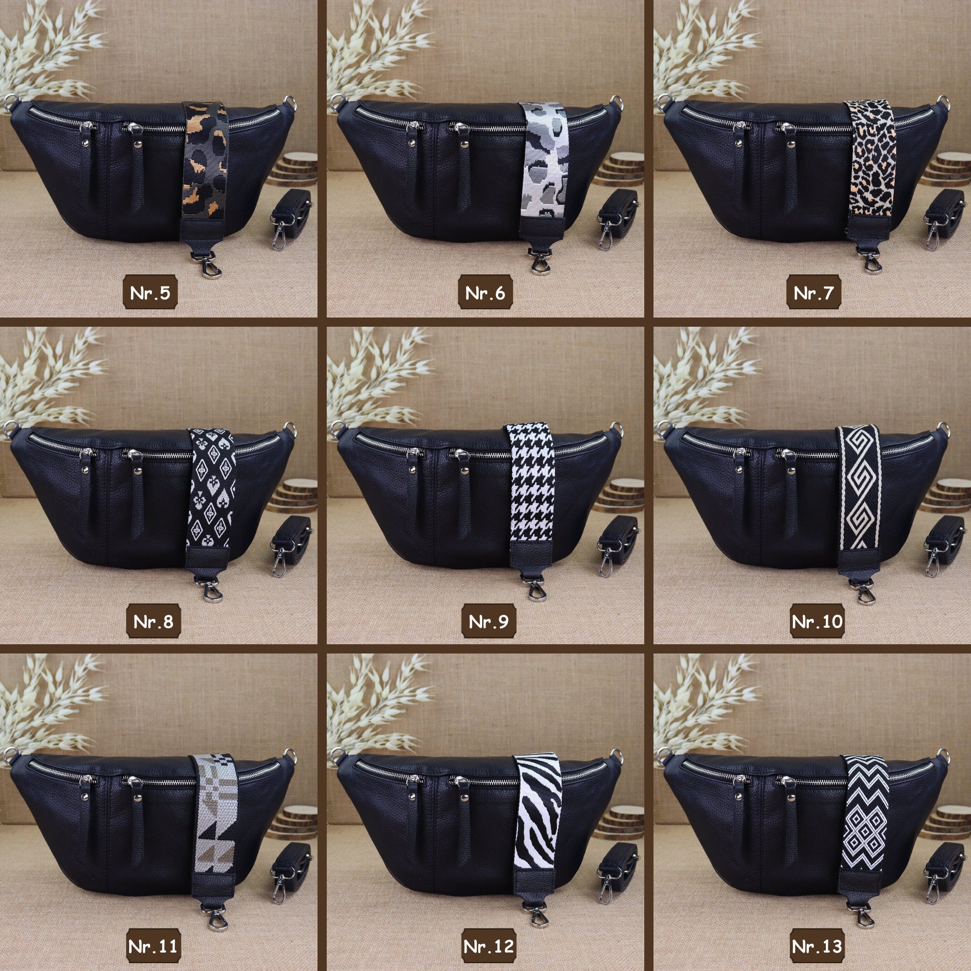 Bauchtasche Leder für Damen,Crossbody Bag Leder Damen,Crossbody Tasche Leder,Leder Gürteltasche Frauen,Leder Handtasche,Leder Hüfttasche für Frauen,Leder Tasche,Ledertasche mit Reißverschluss,Schulterriementasche,Schultertasche Leder Frauen,Tasche mit gem